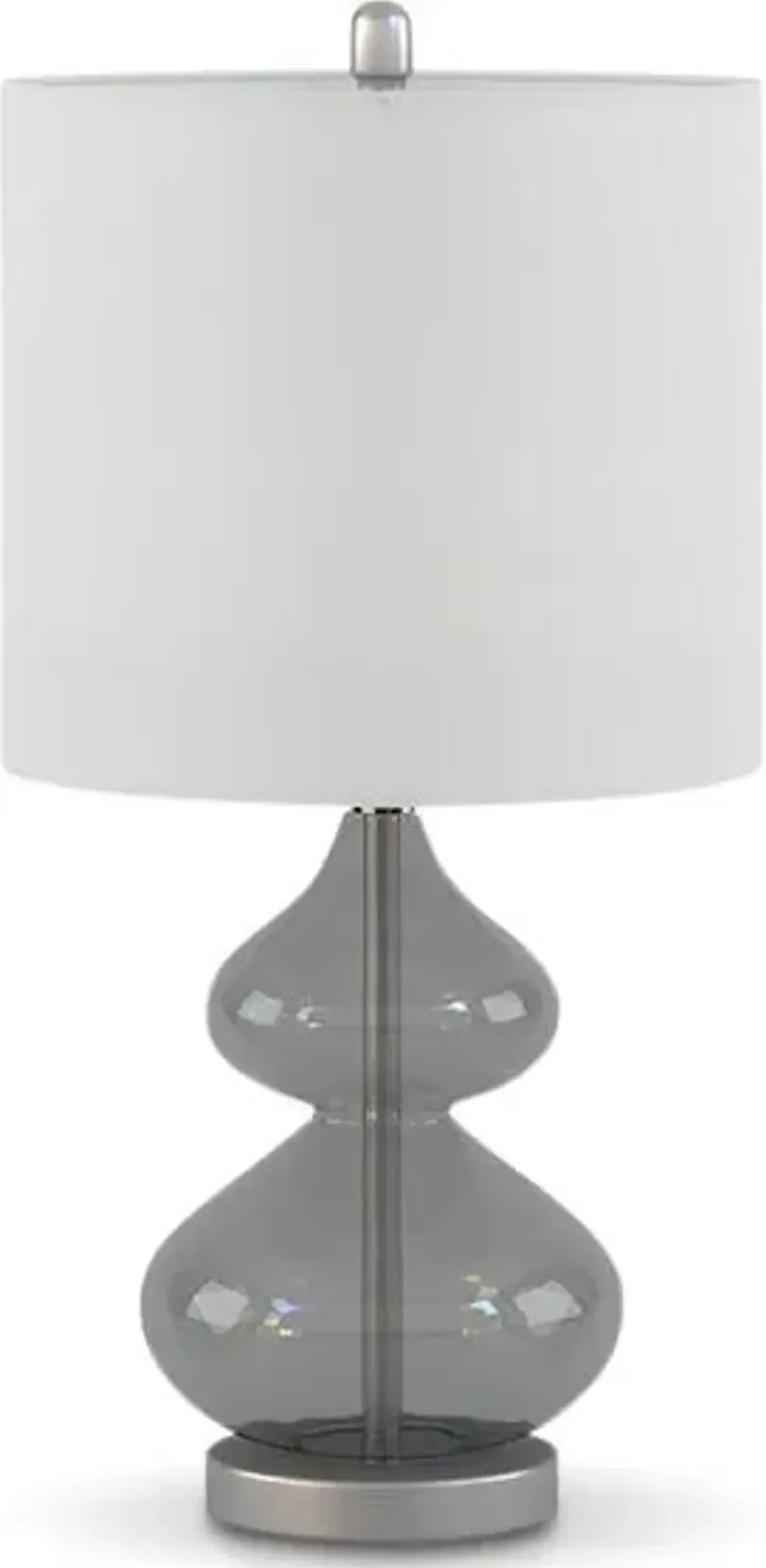 Irvine 25" Table Lamp Set - Gray