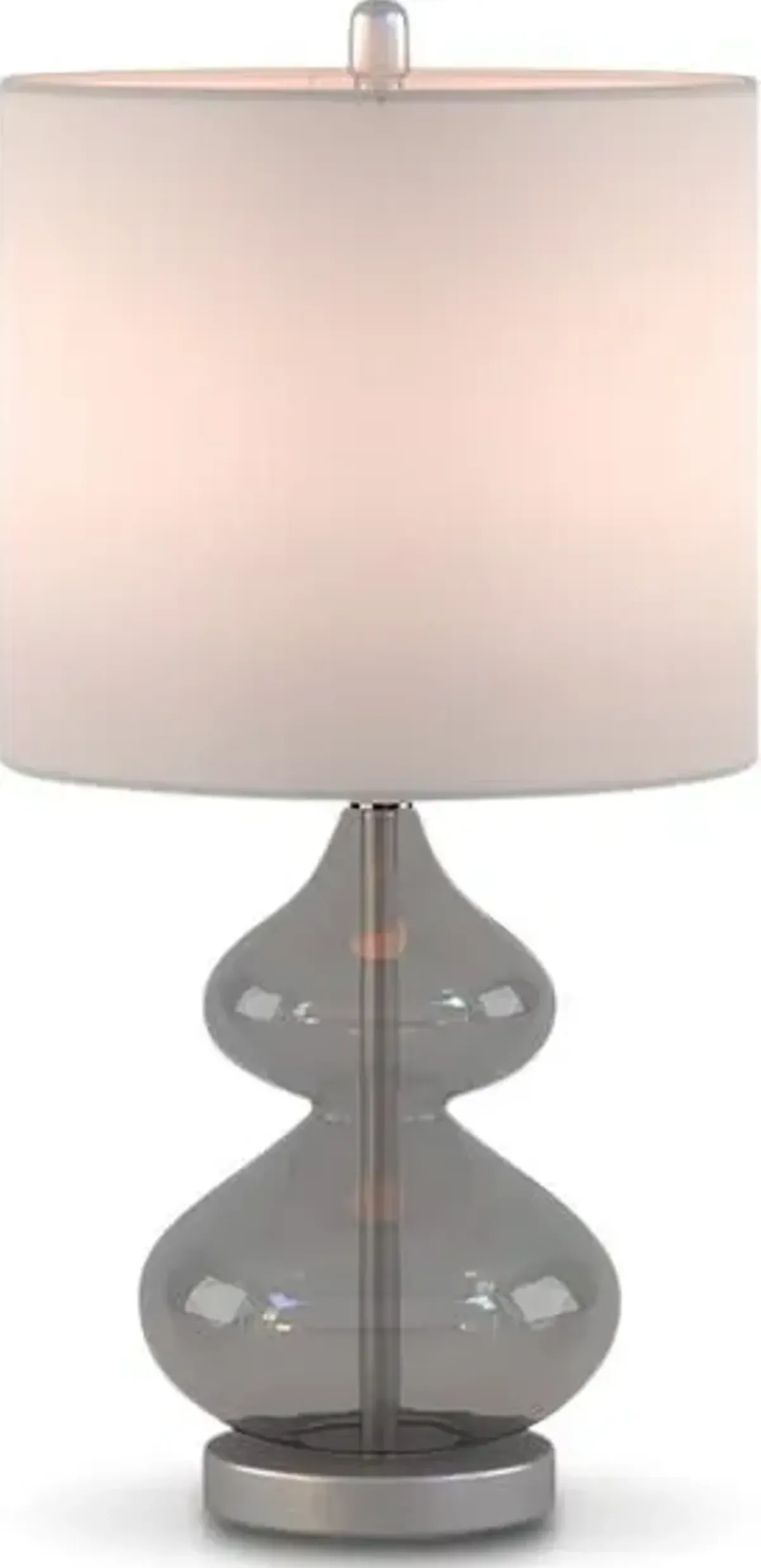 Irvine 25" Table Lamp Set - Gray