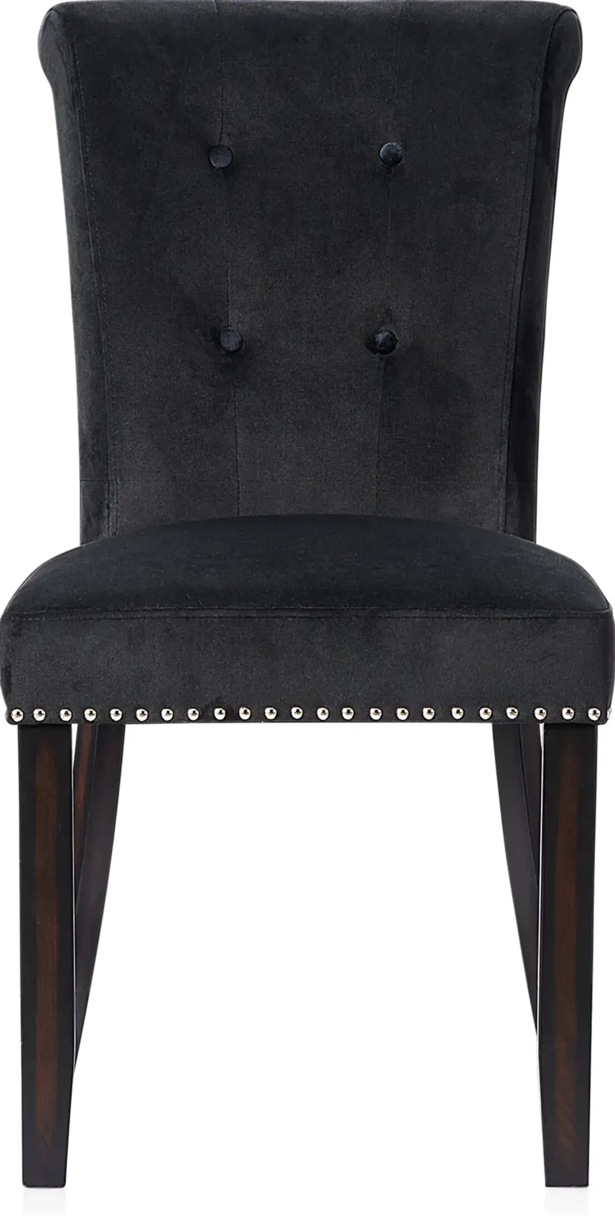 Phoebe Dining Chair - Black Velvet