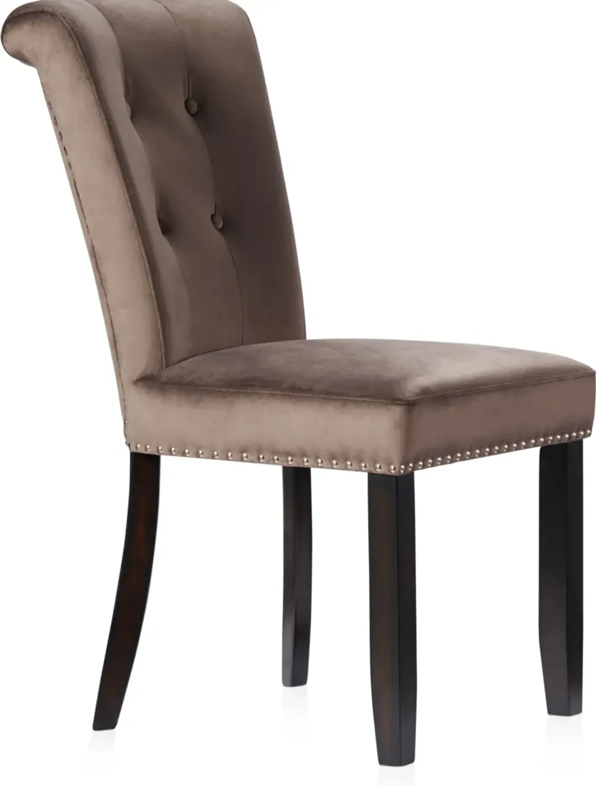 Phoebe Dining Chair - Taupe Velvet