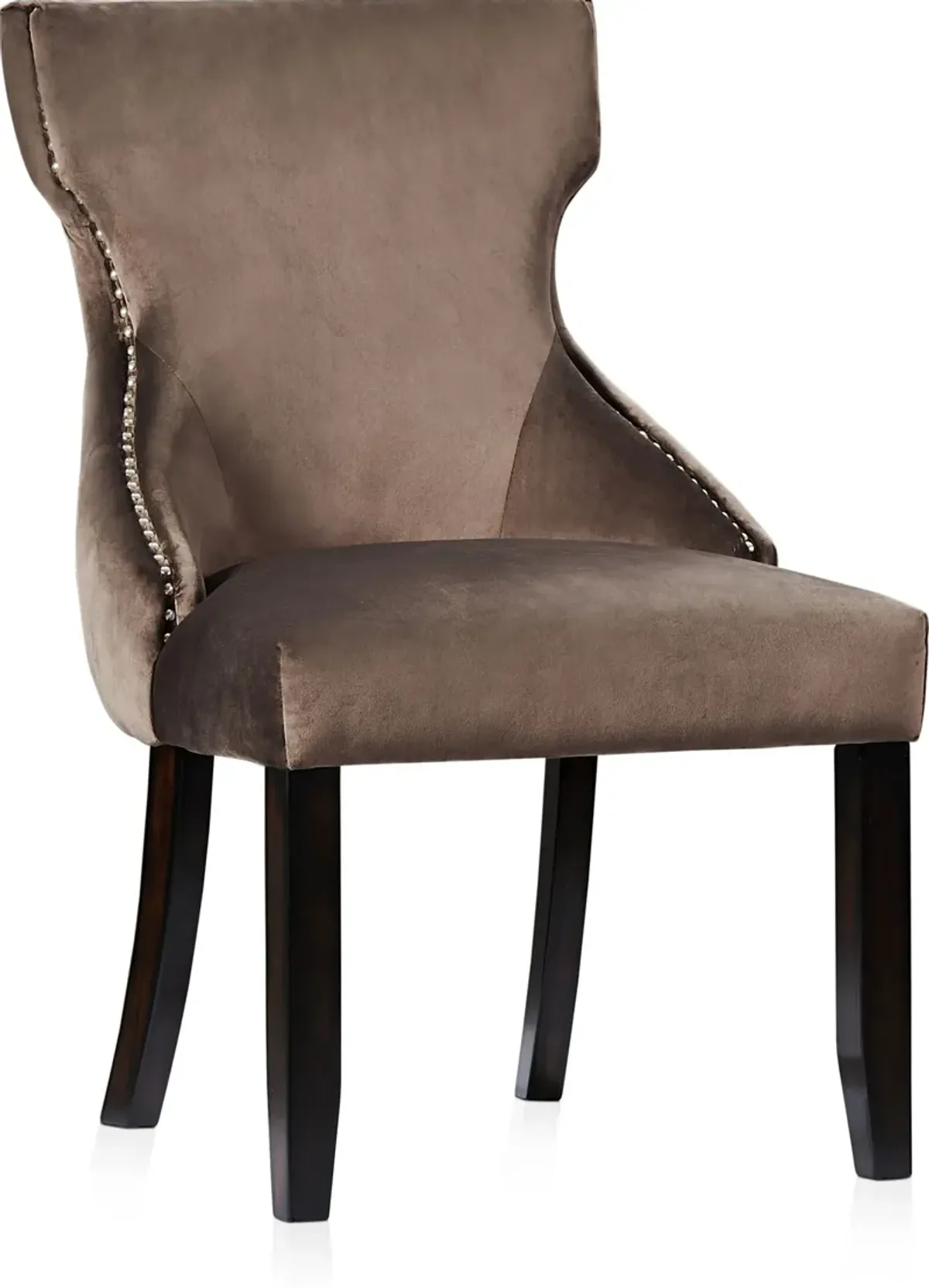 Stella Dining Chair - Taupe Velvet