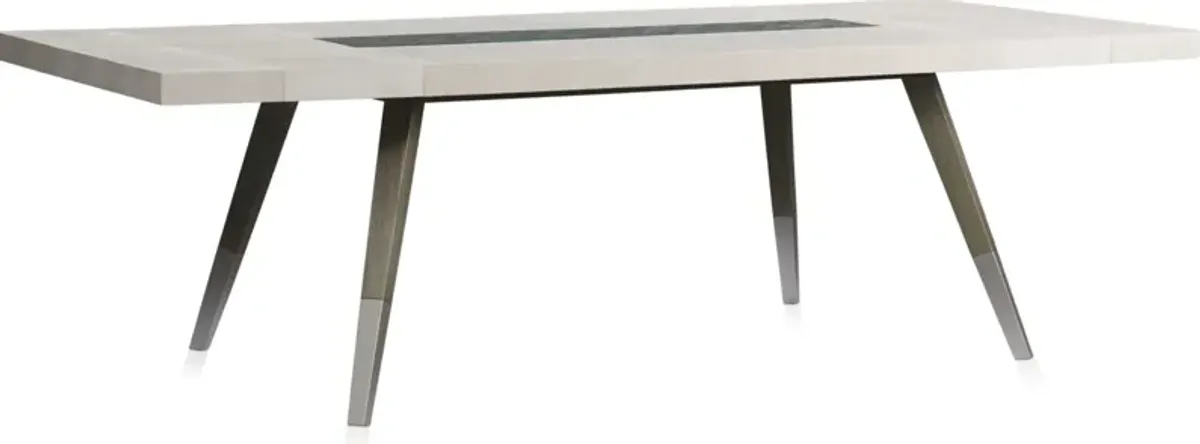 Olivia Rectangular Dining Table - Pearl