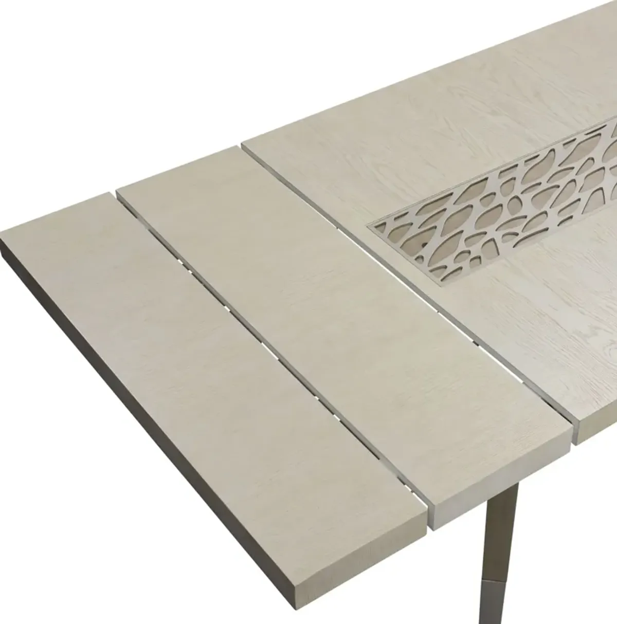 Olivia Rectangular Dining Table - Pearl