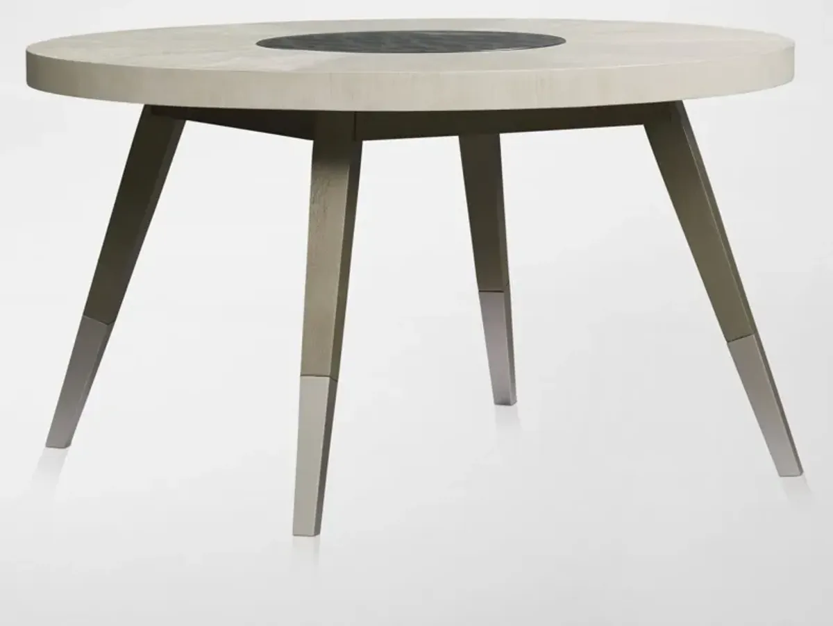 Olivia Round Dining Table - Pearl