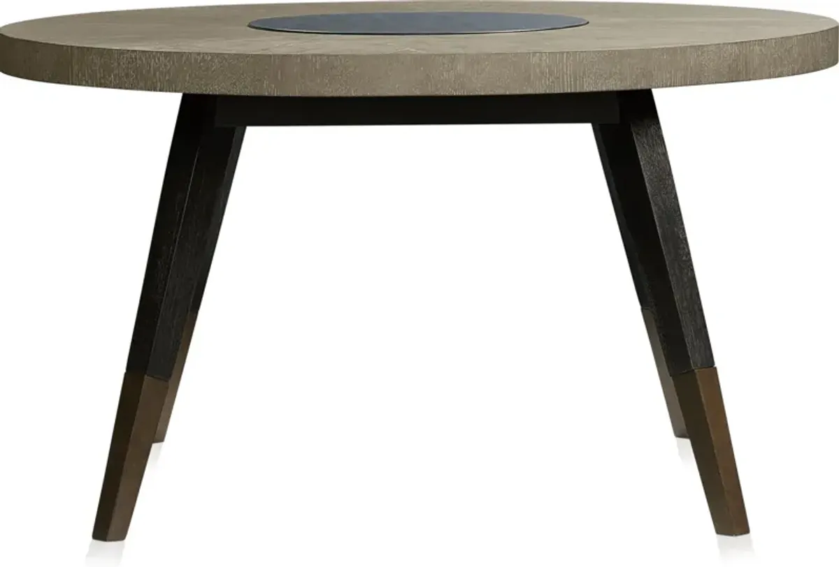 Olivia Round Dining Table - Ebony