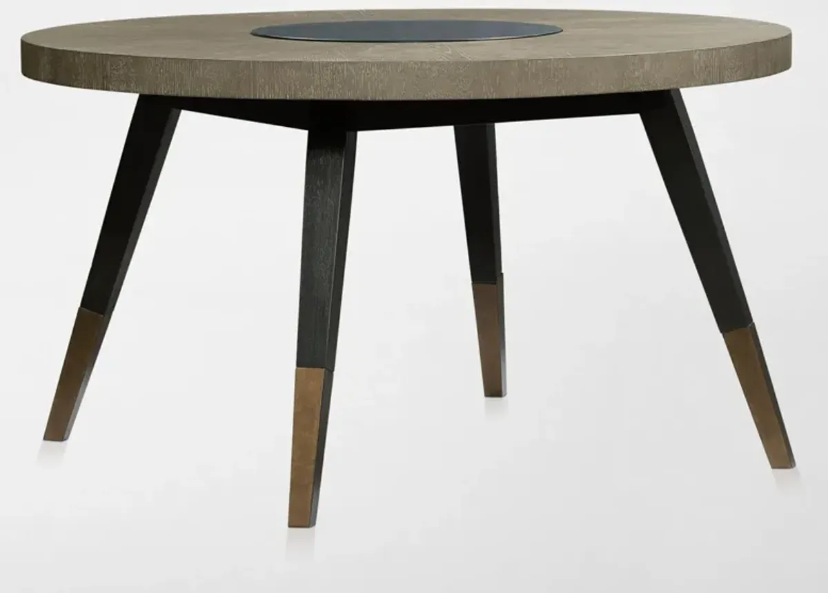 Olivia Round Dining Table - Ebony