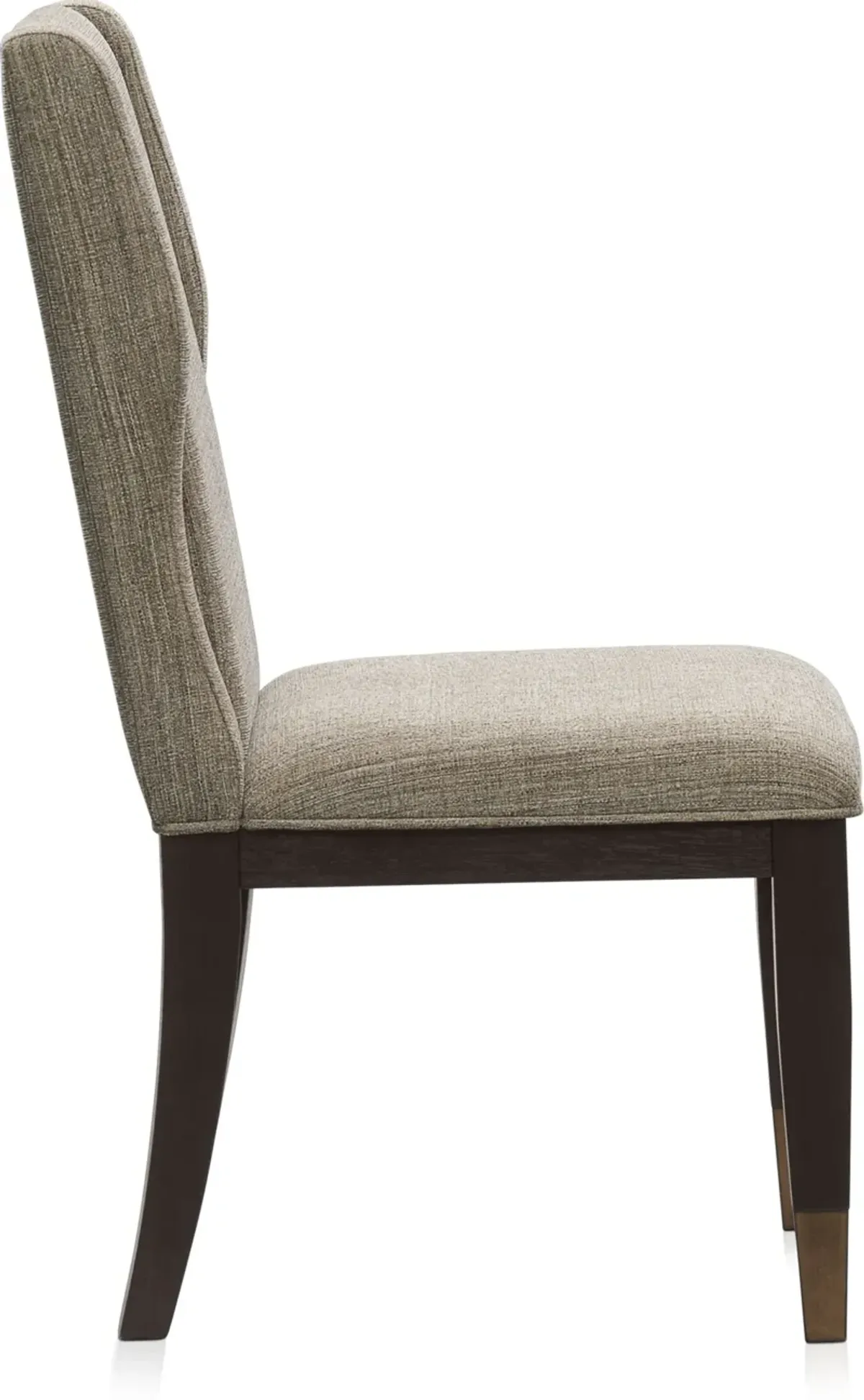 Olivia Upholstered Dining Chair - Ebony