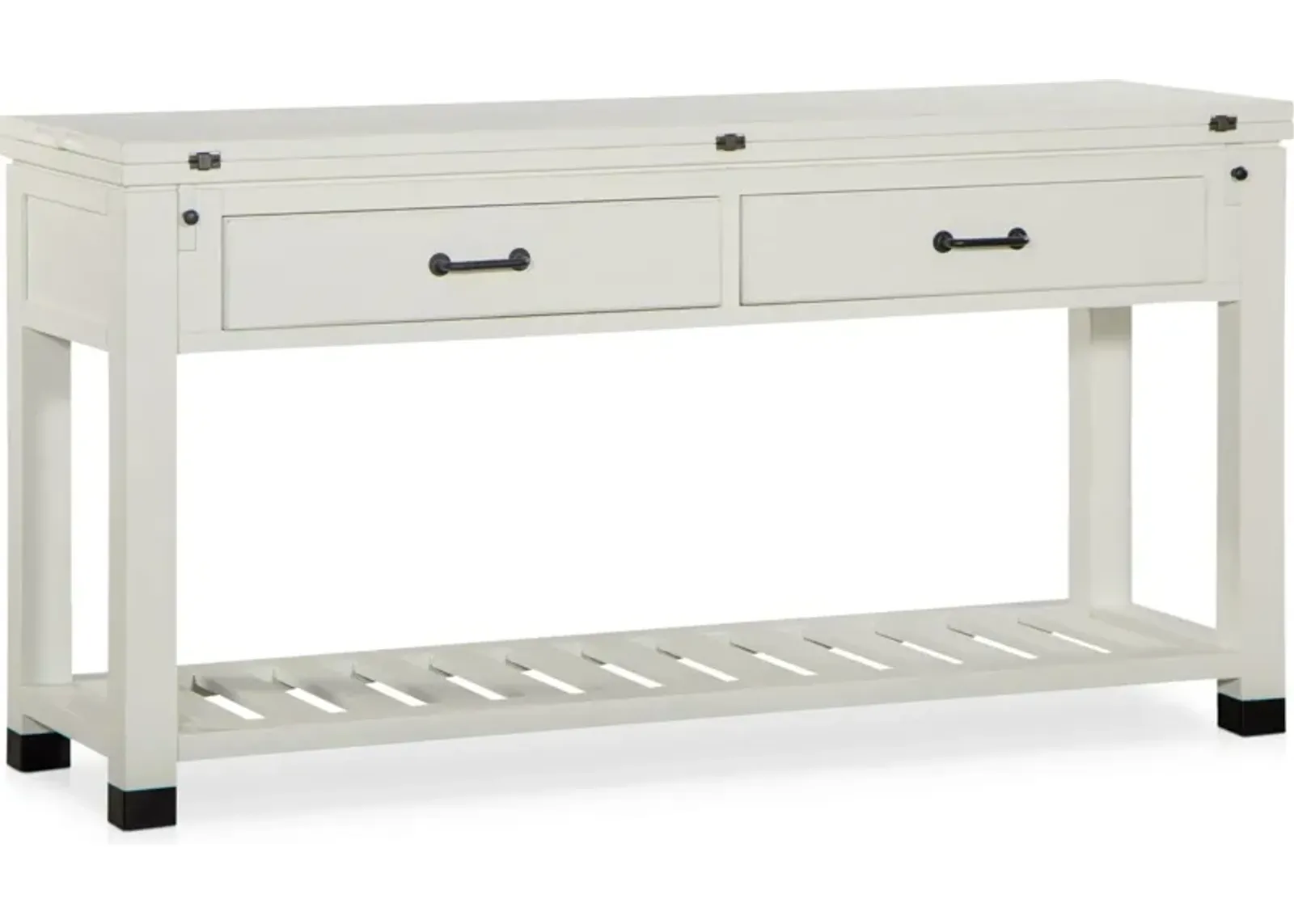 Brooke Harbor Sofa Table - White