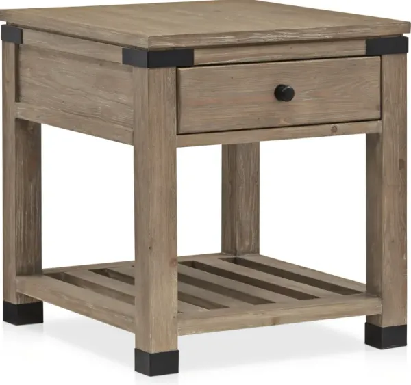 Brooke Harbor End Table - Natural