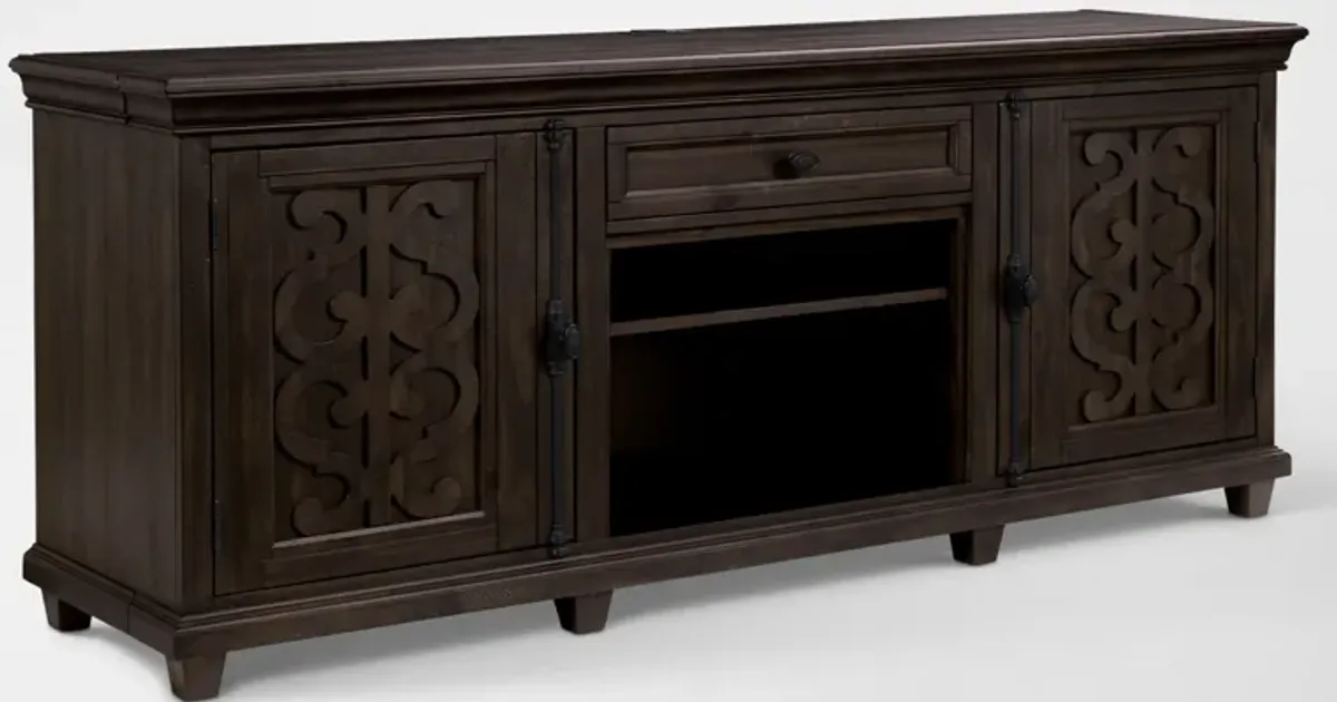 Charthouse 84" TV Stand - Charcoal