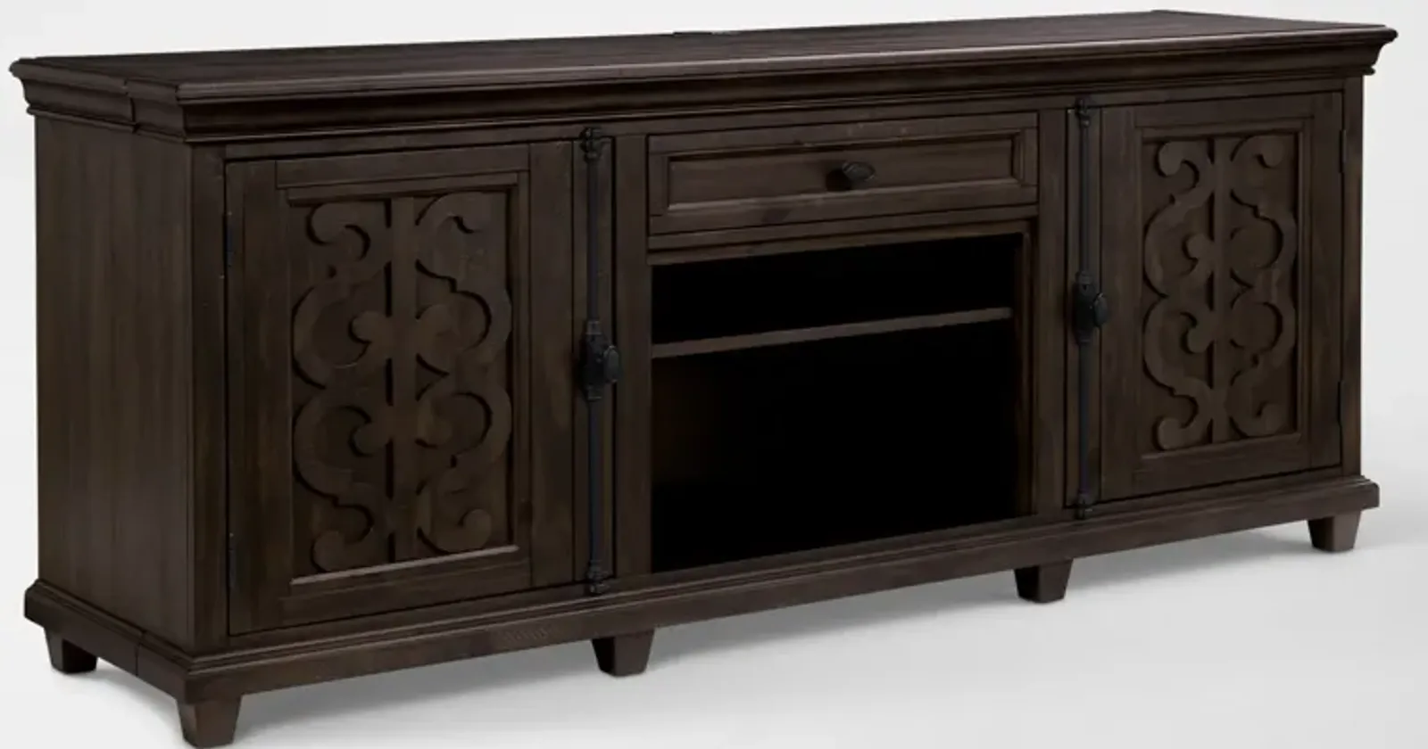 Charthouse 84" TV Stand - Charcoal