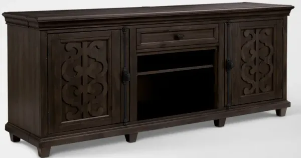Charthouse 84" TV Stand - Charcoal