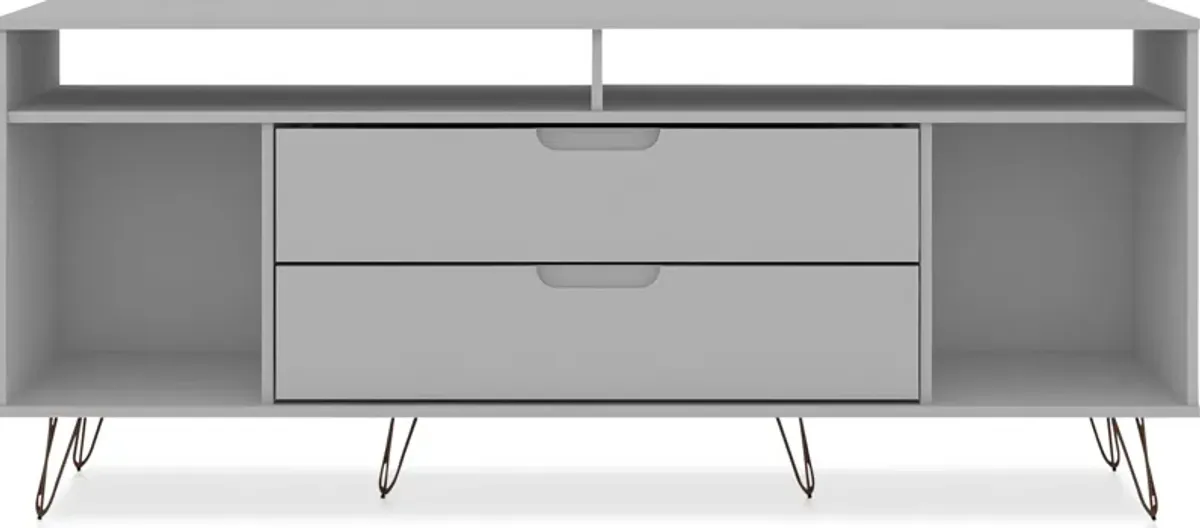 Harvard 63" TV Stand - White