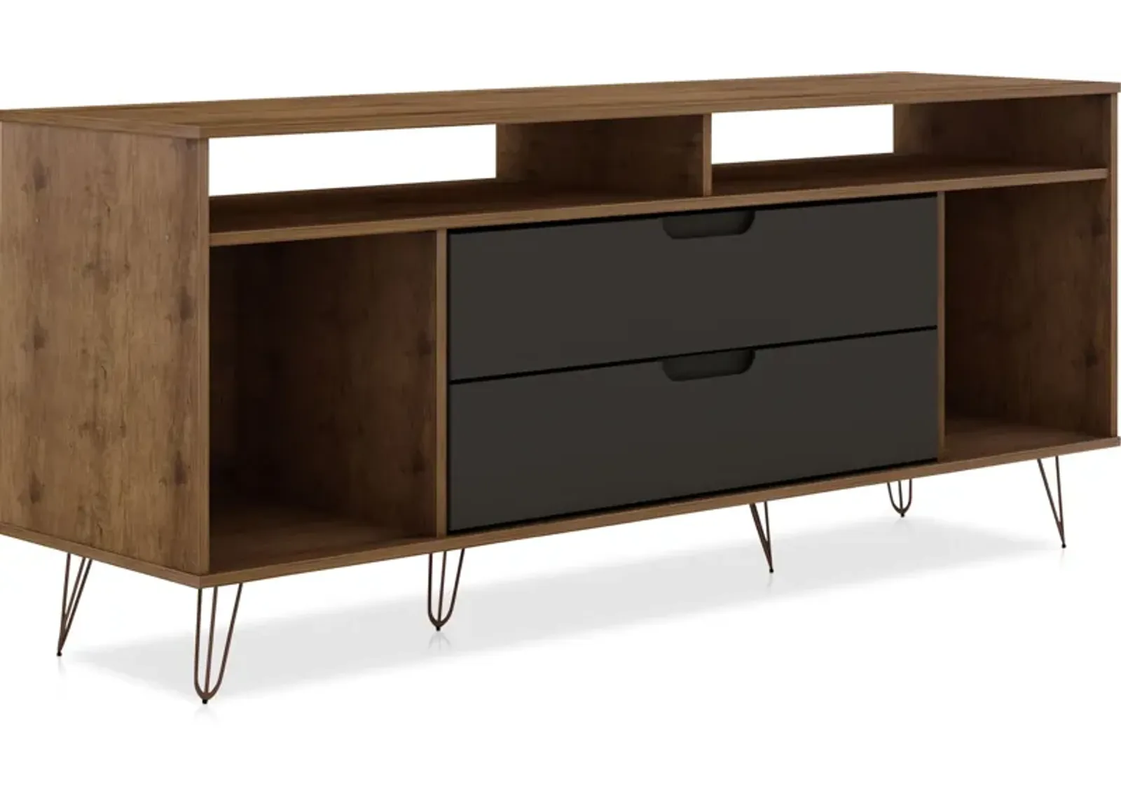 Harvard 63" TV Stand - Natural/Gray