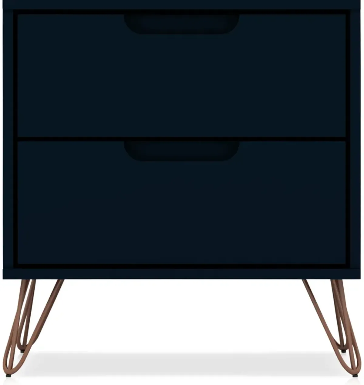 Harvard 2 Drawer Nightstand - Blue