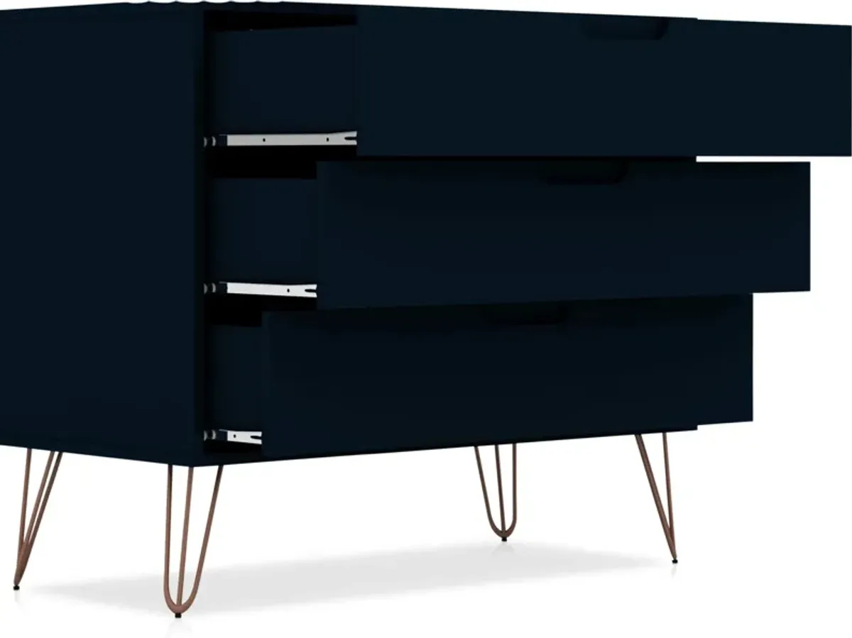 Harvard 3 Drawer Dresser - Blue