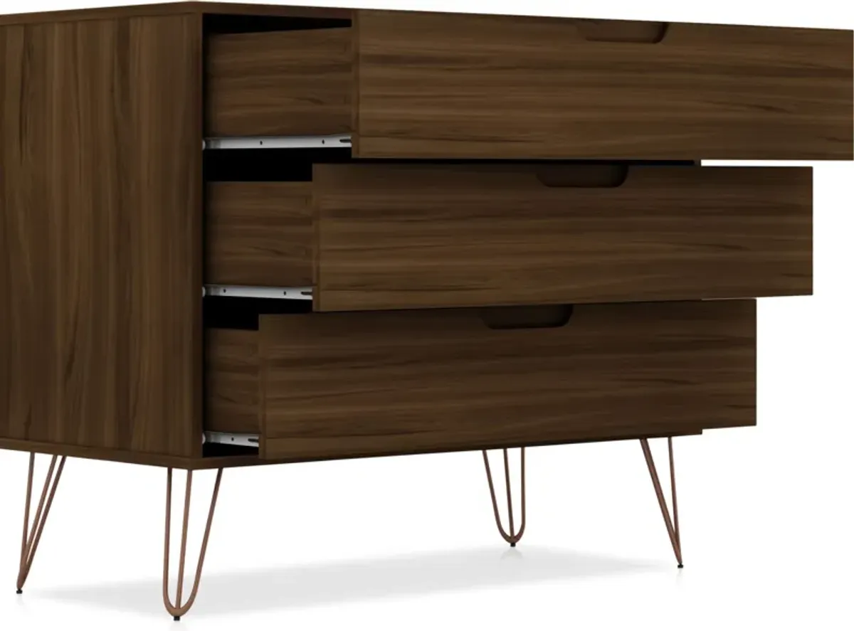 Harvard 3 Drawer Dresser - Brown