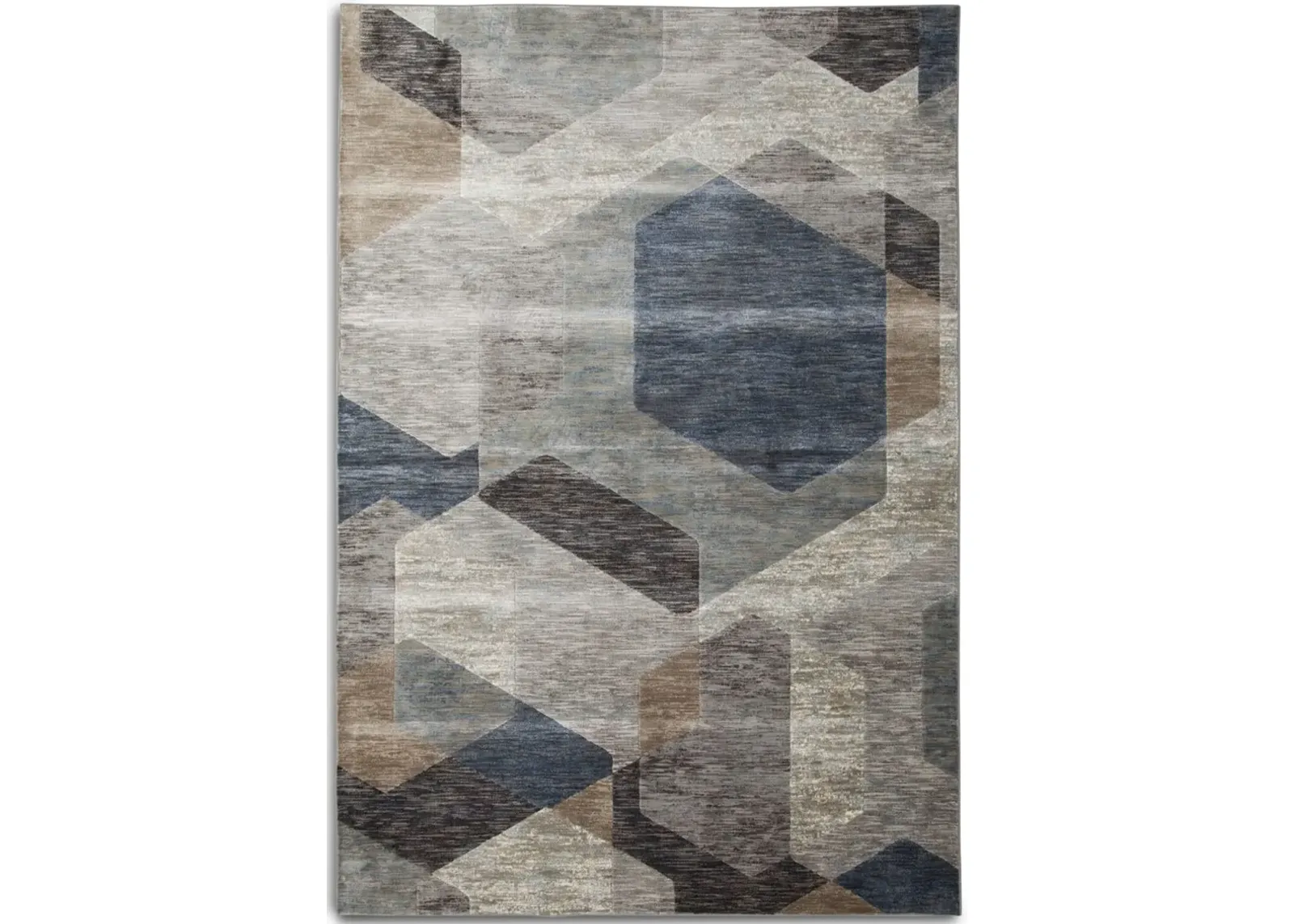 Hexa 8' X 10' Area Rug - Blue