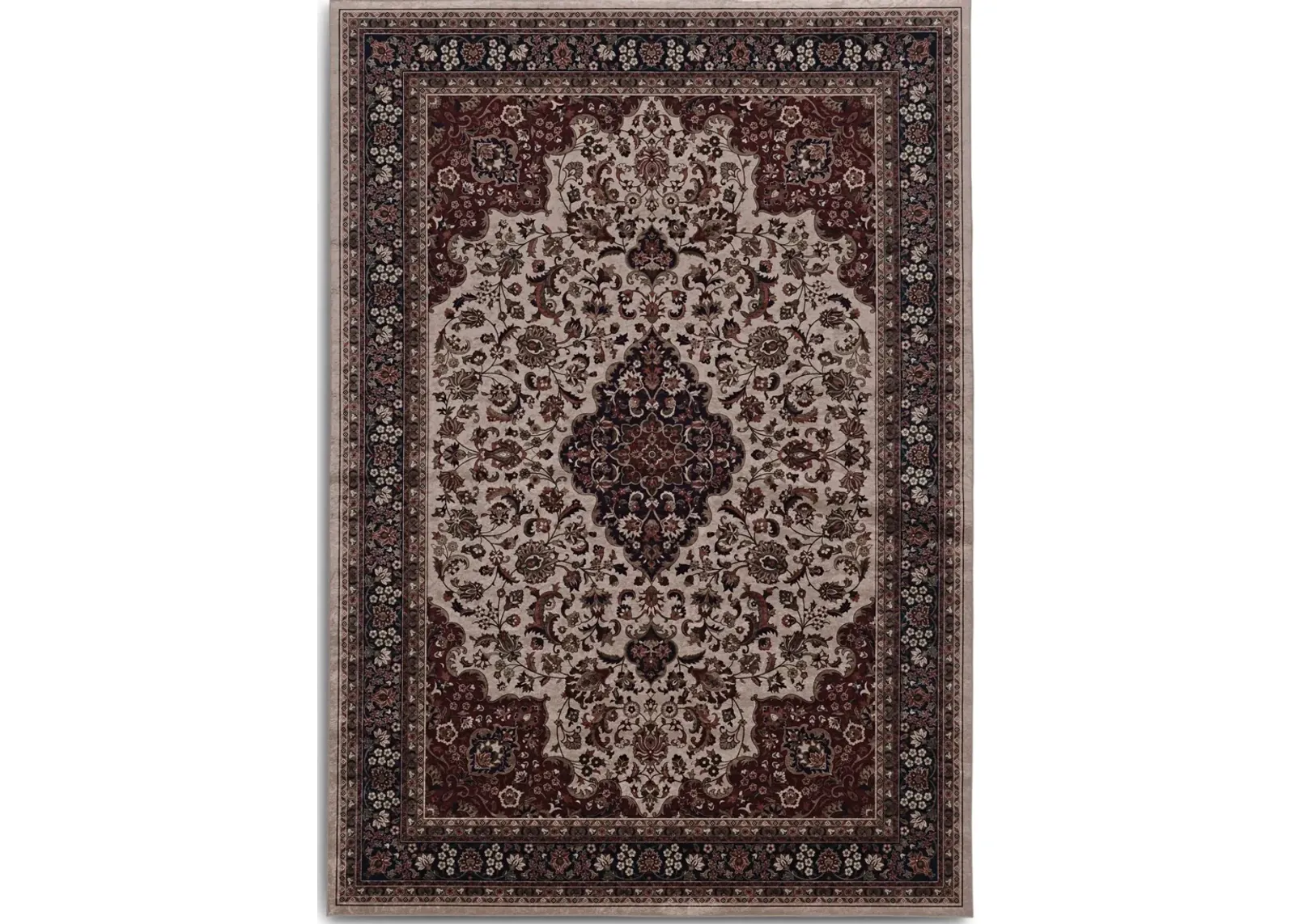 Makalu 5 X 7 Area Rug - Cream/Rust