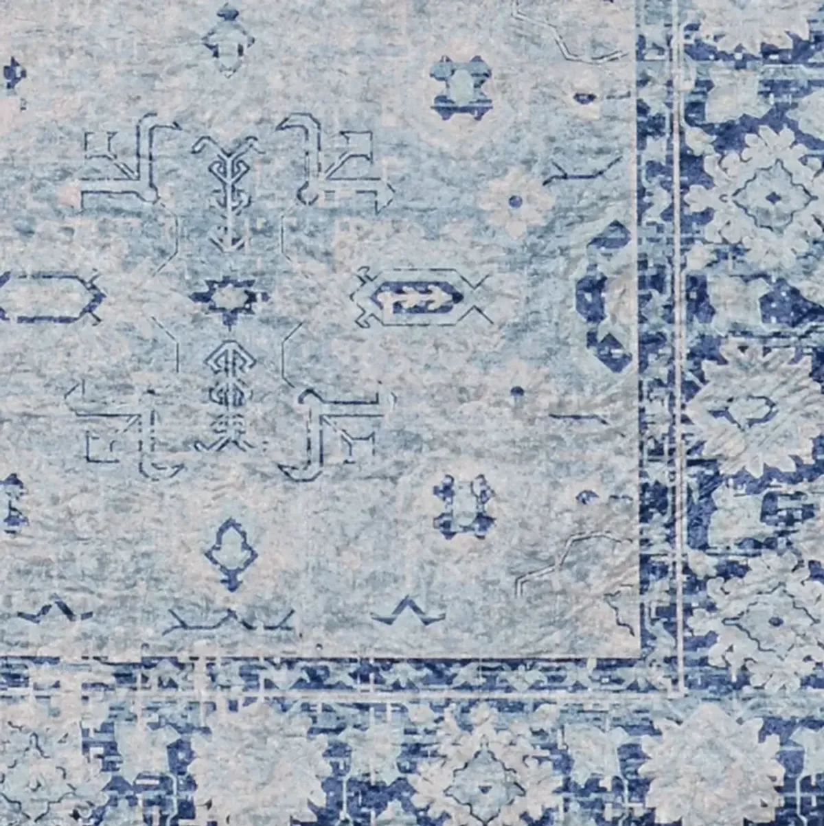 Antero 5 X 7 Area Rug - Blue/Ivory