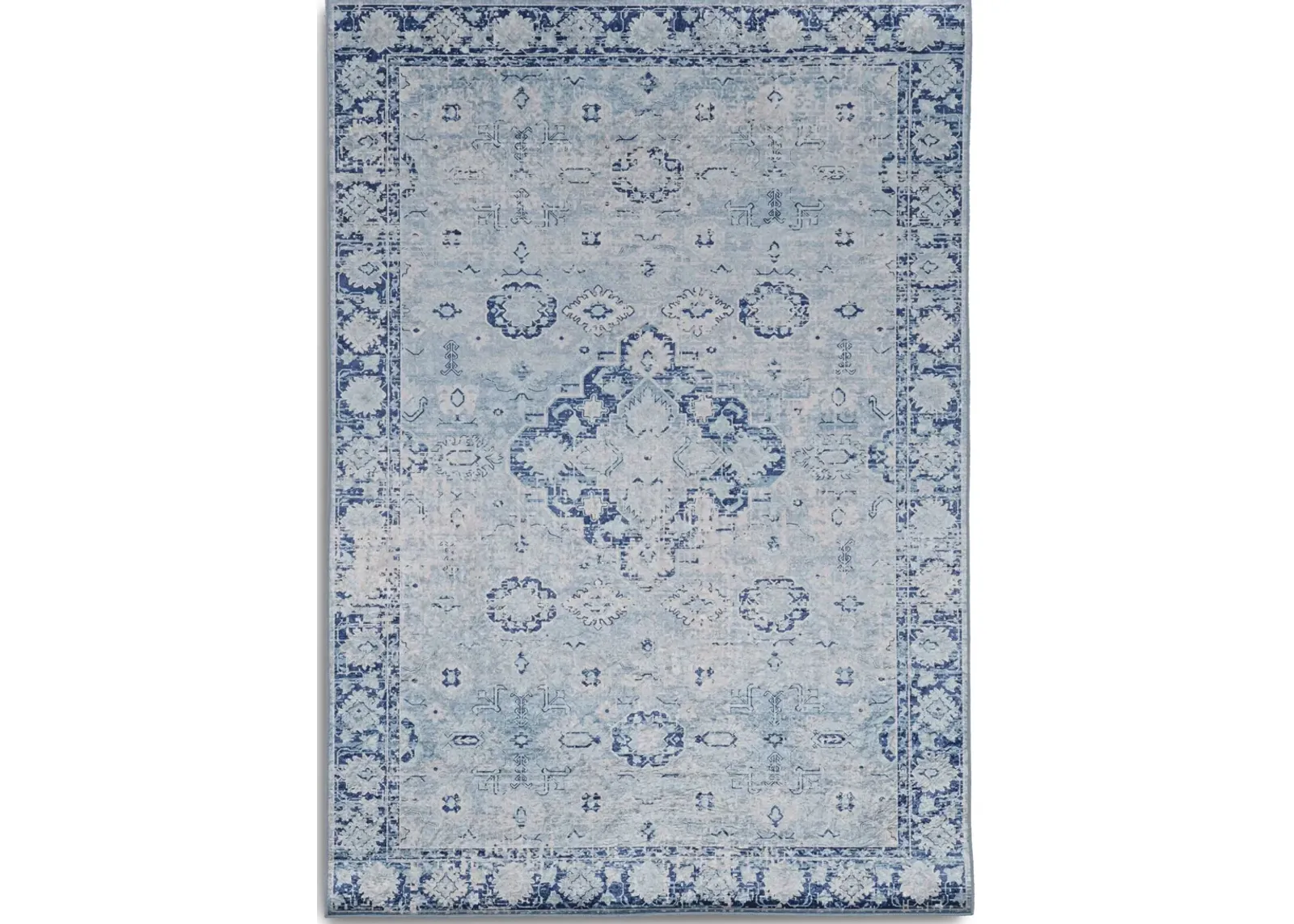 Antero 5 X 7 Area Rug - Blue/Ivory