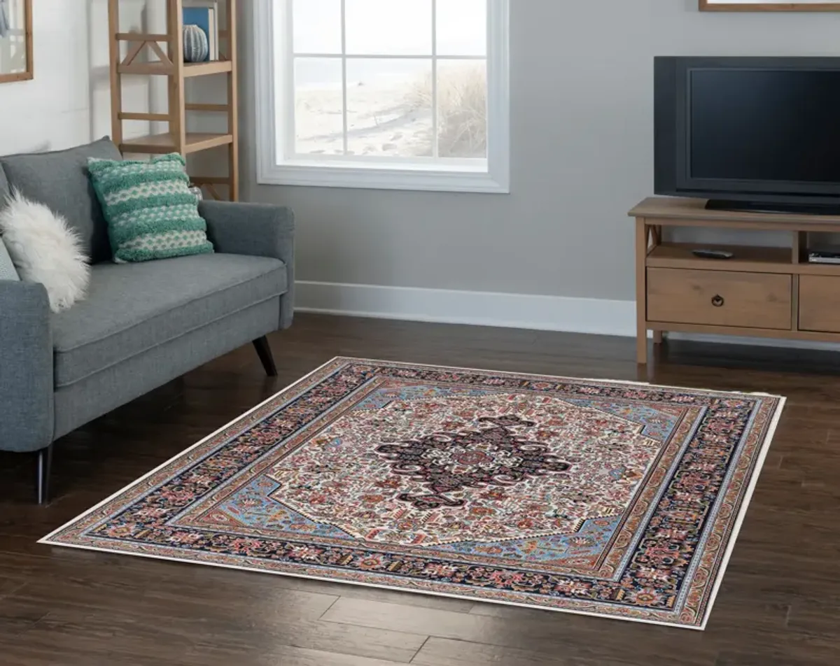 Vinson 5 X 7 Area Rug - Ivory/Blue