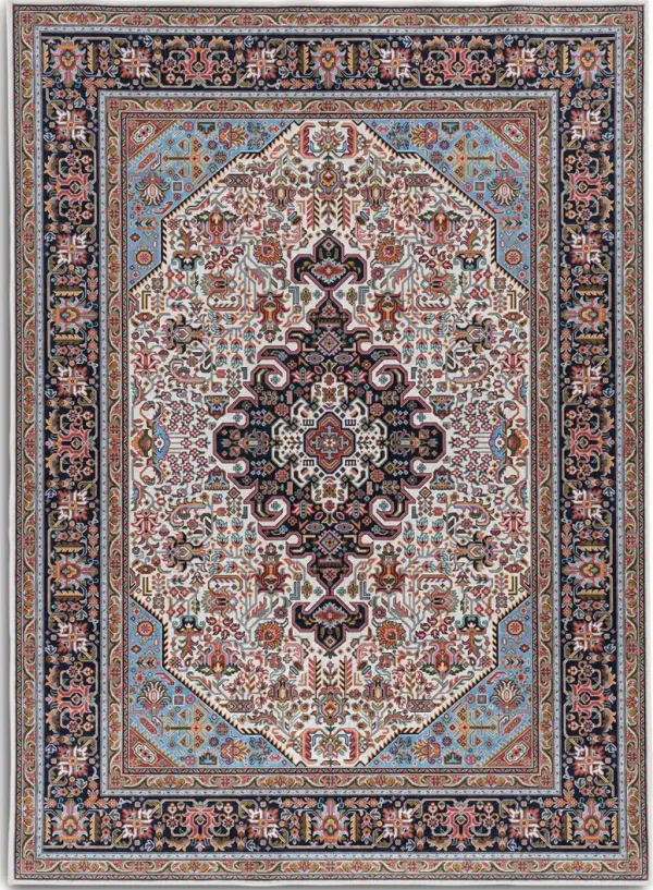Vinson 5 X 7 Area Rug - Ivory/Blue