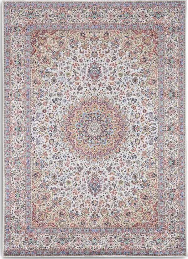 Tiede 2 X 3 Area Rug - Ivory/Blue