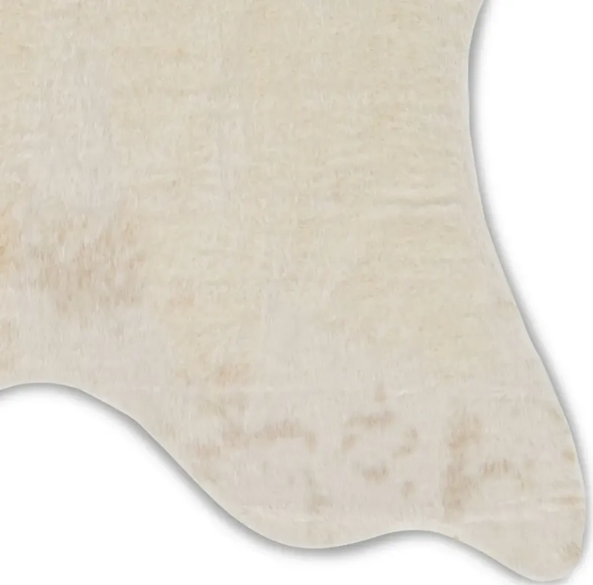 Faux Cowhide 5' x 7' Area Rug - Ivory