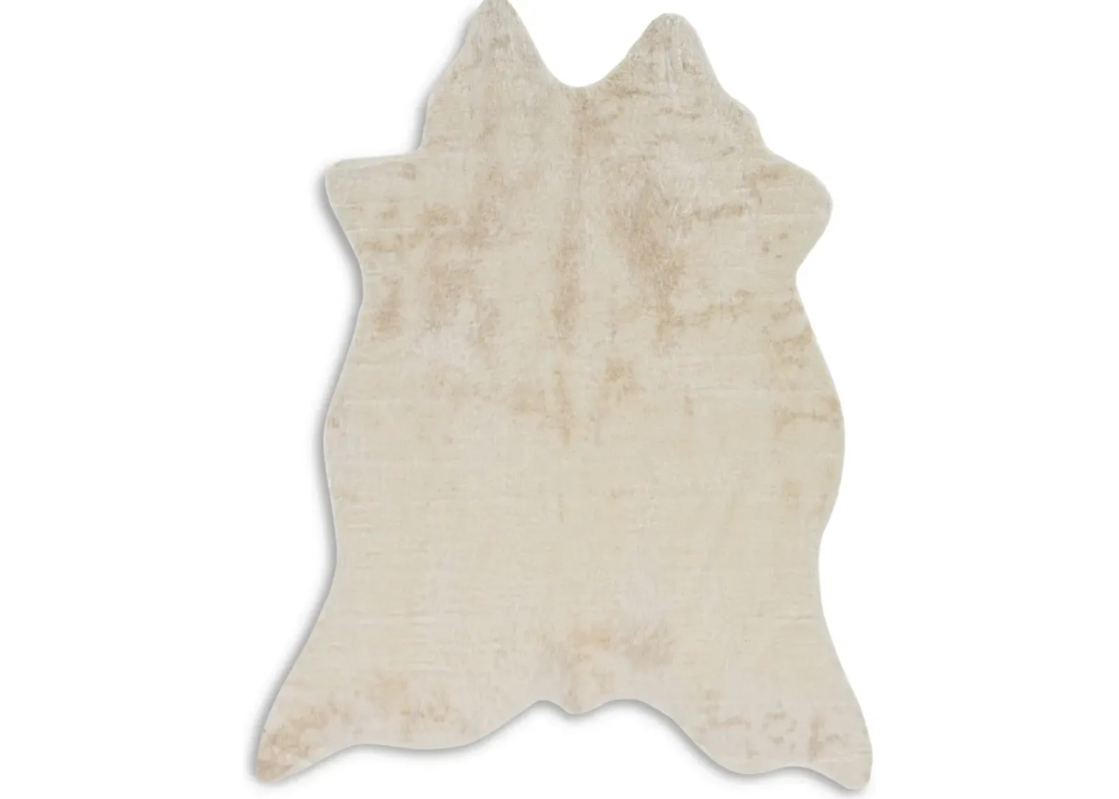 Faux Cowhide 5' x 7' Area Rug - Ivory