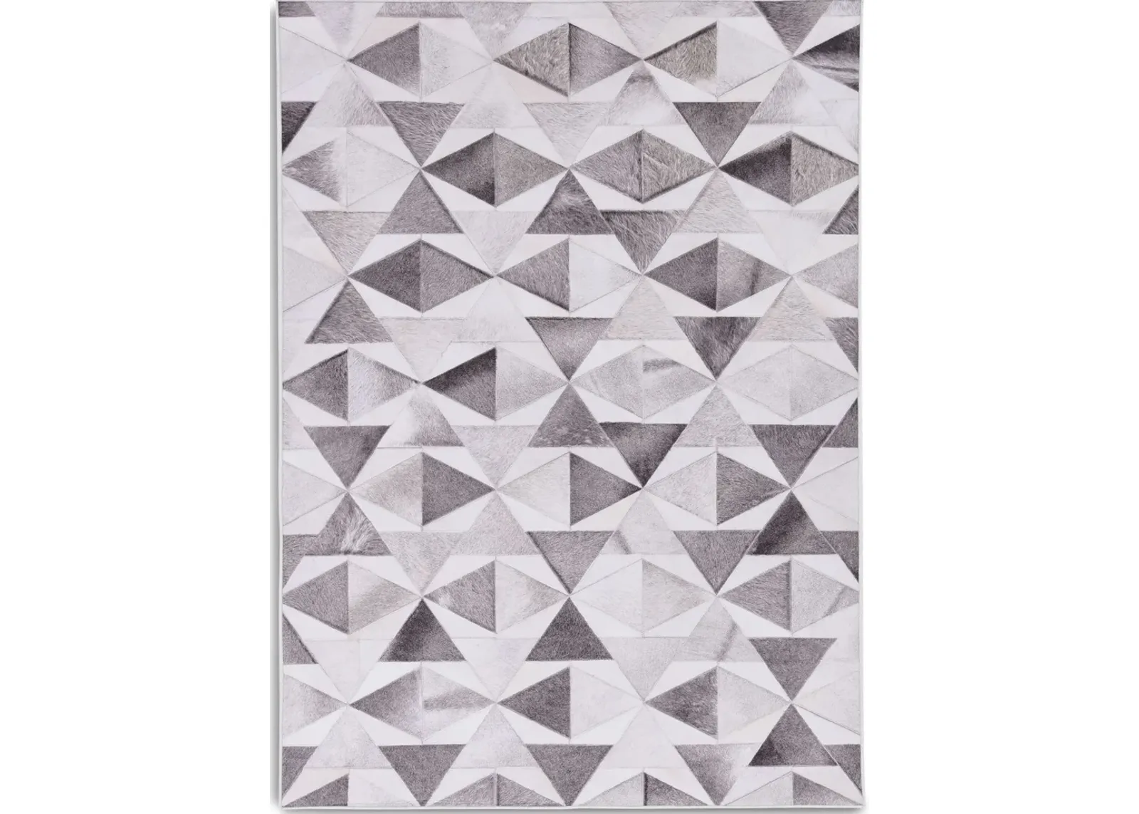 Acute 5 X 7 Area Rug - Gray/Ivory