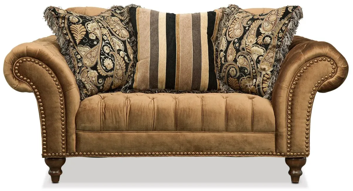 Brittney Loveseat - Bronze