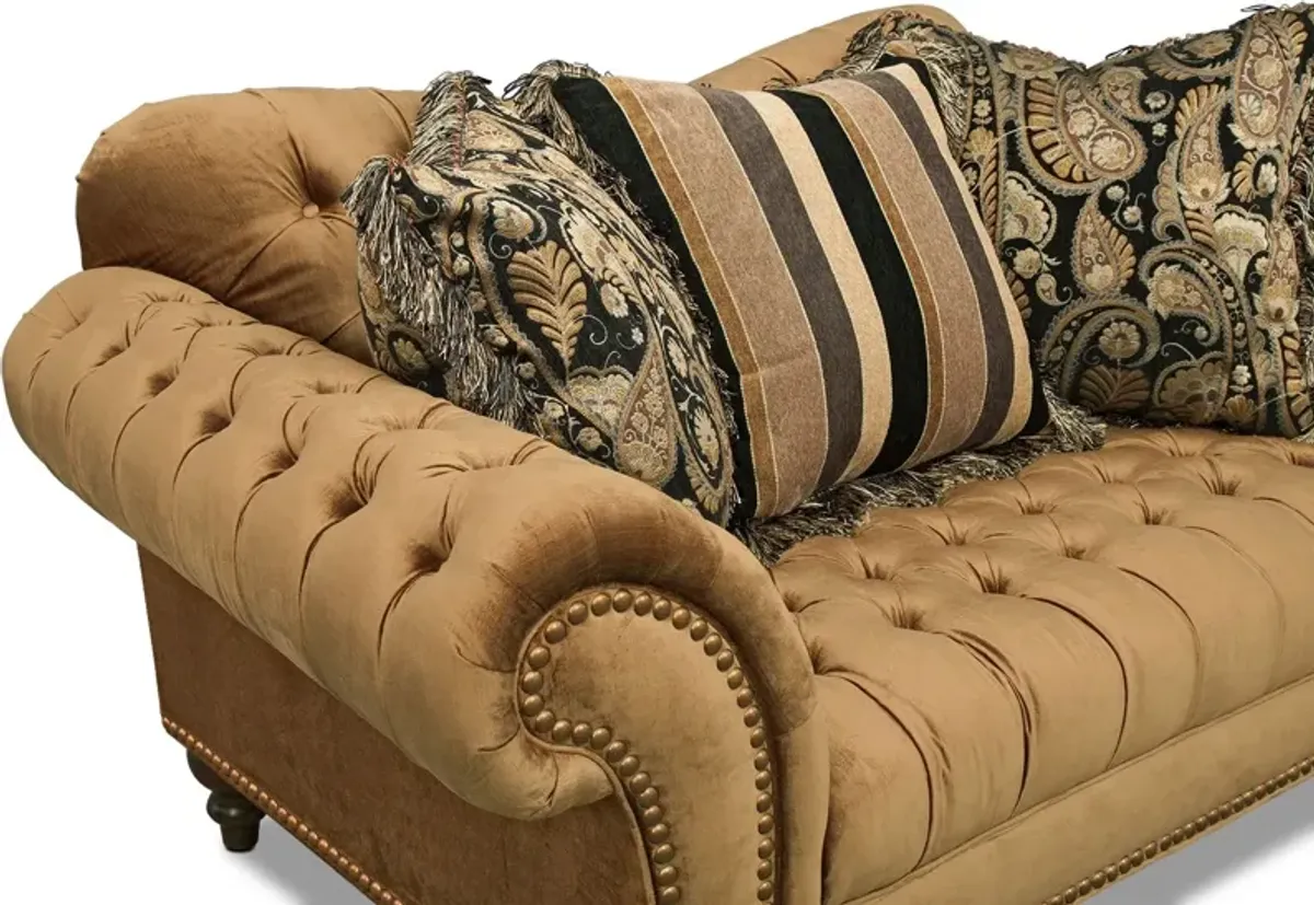 Brittney Loveseat - Bronze