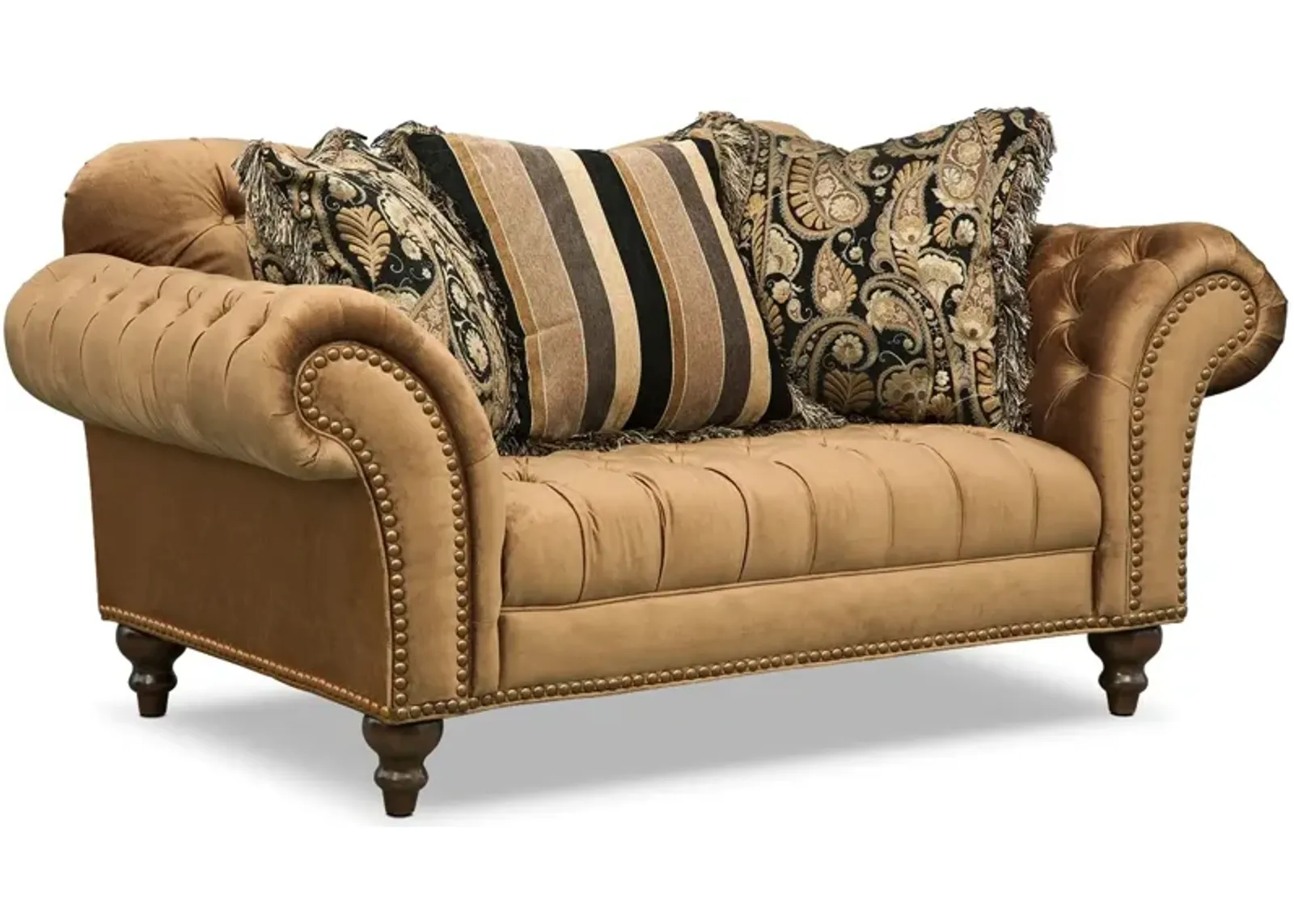 Brittney Loveseat - Bronze