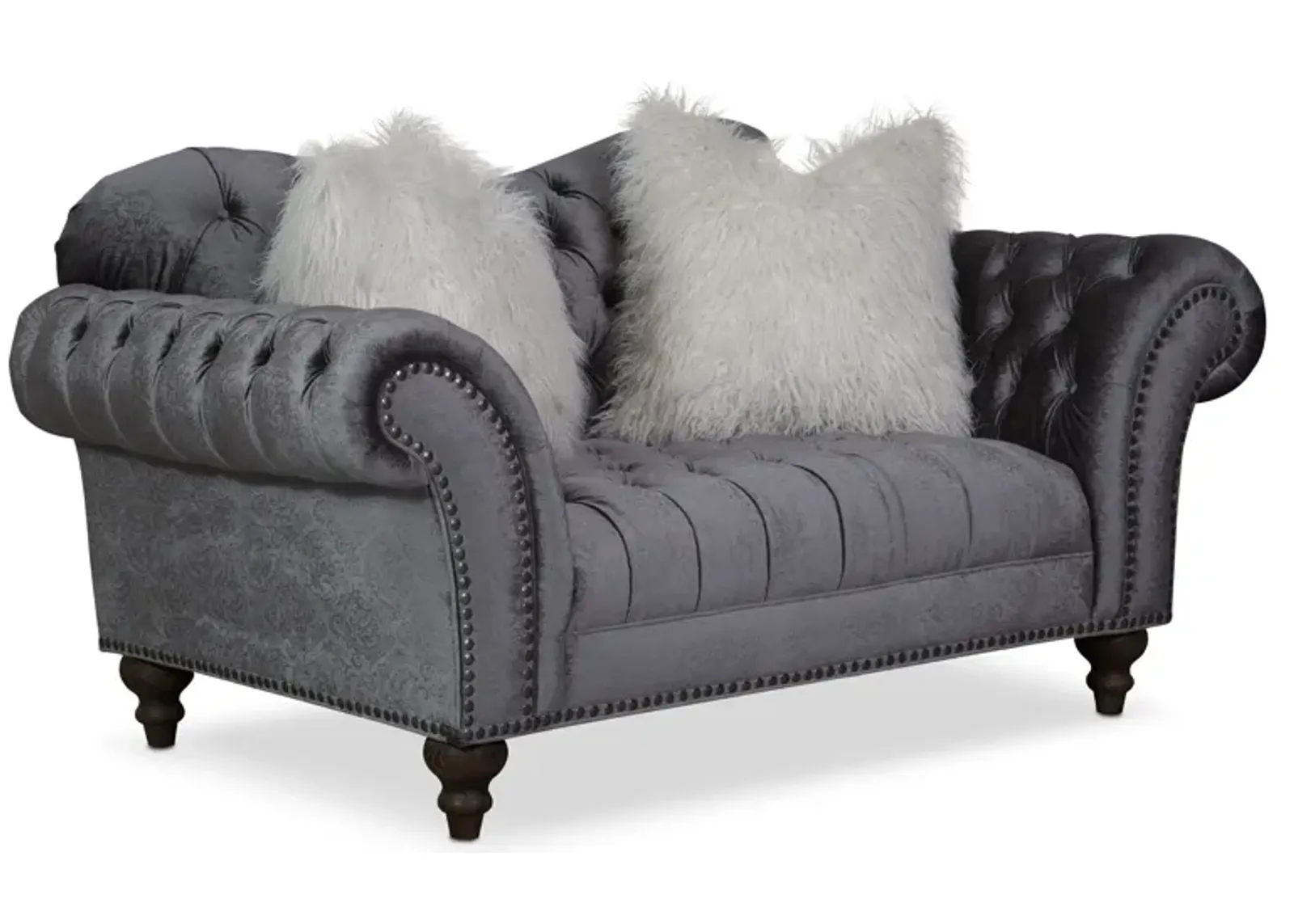 Brittney Loveseat - Charcoal