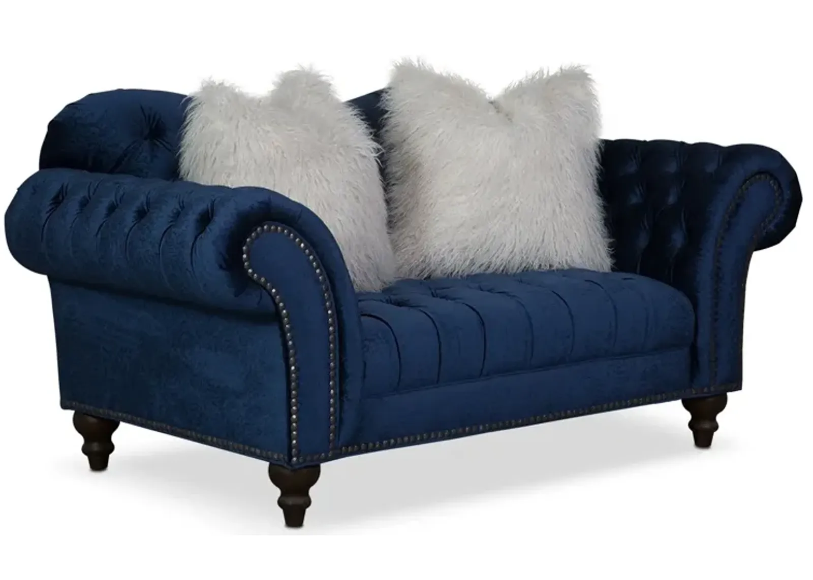 Brittney Loveseat - Navy