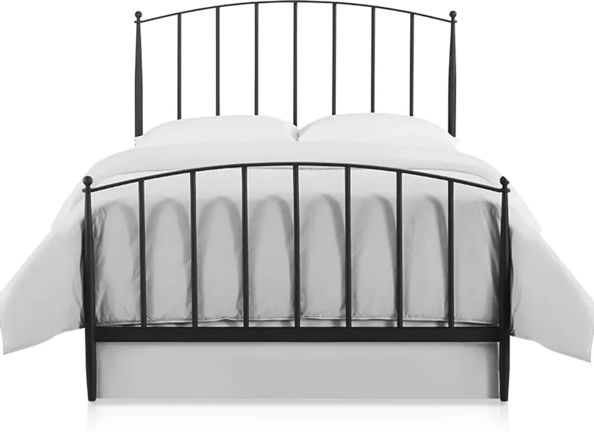 Raven Queen Headboard and Footboard