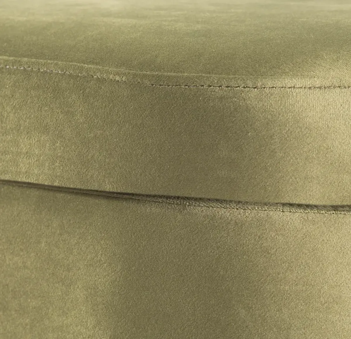 Rosen Storage Bench - Gold/Green Velvet