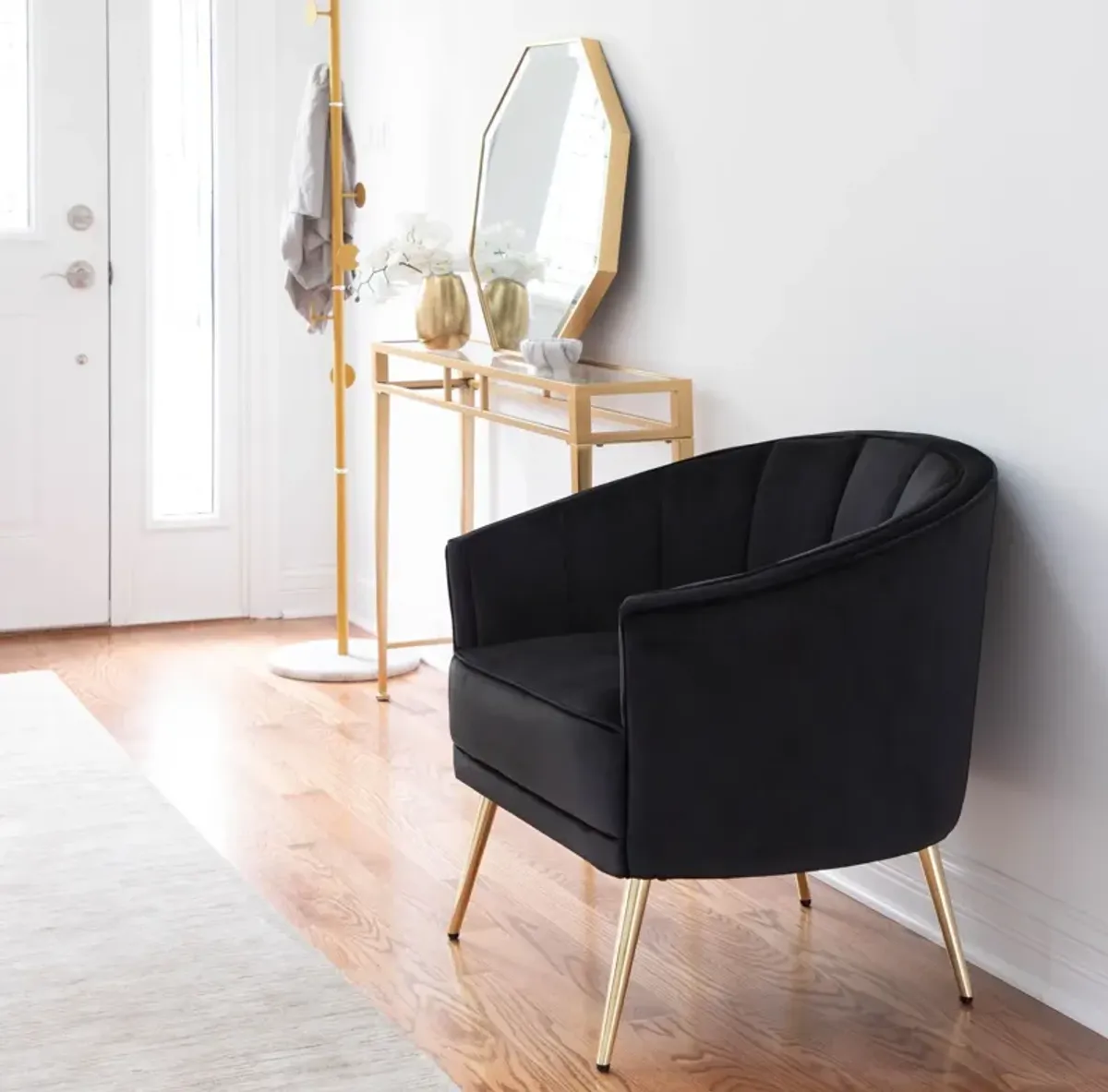 Pansy Accent Chair - Black