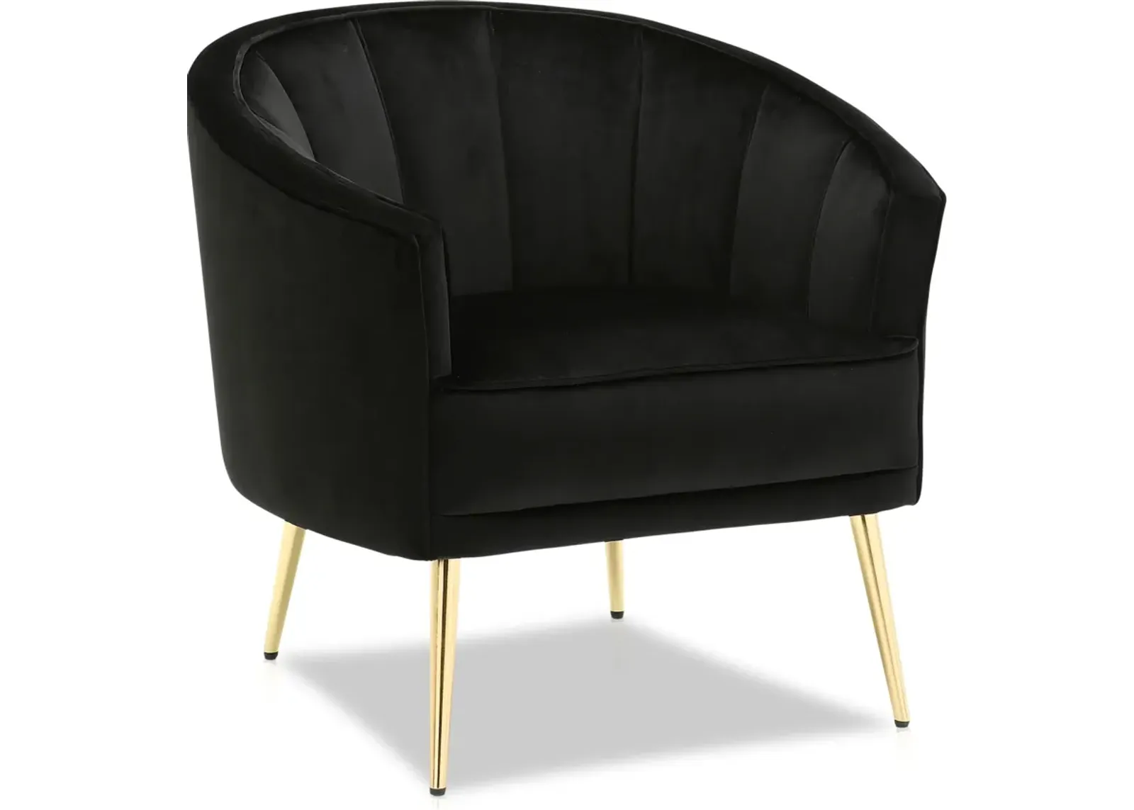 Pansy Accent Chair - Black