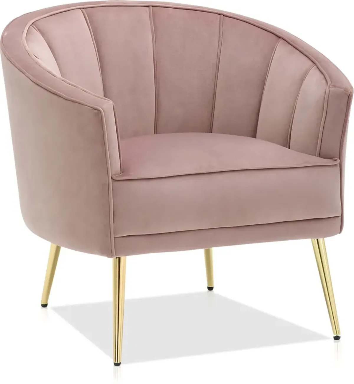 Pansy Accent Chair - Blush