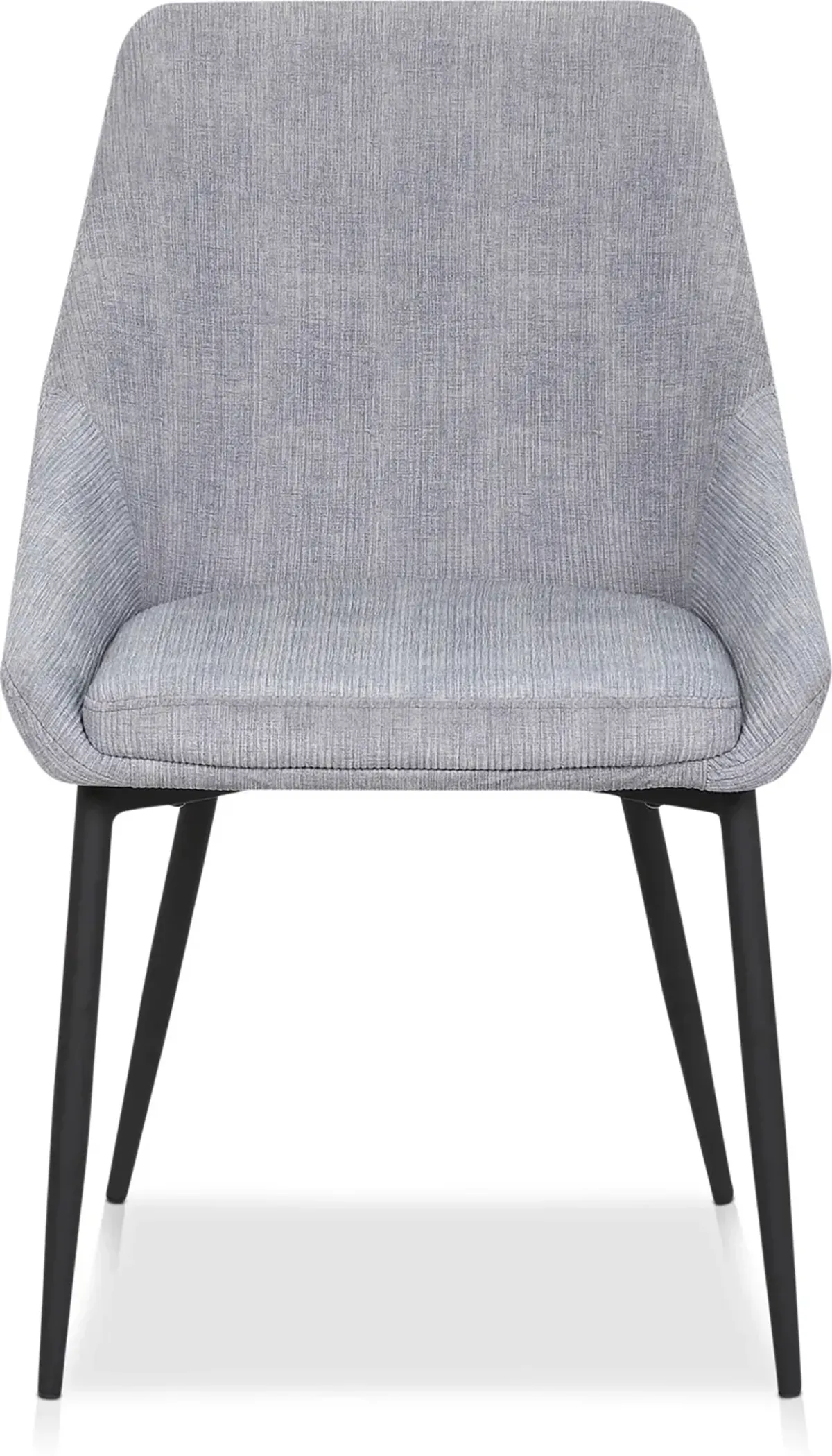 Fraser Set of 2 Dining Chairs - Gray Corduroy