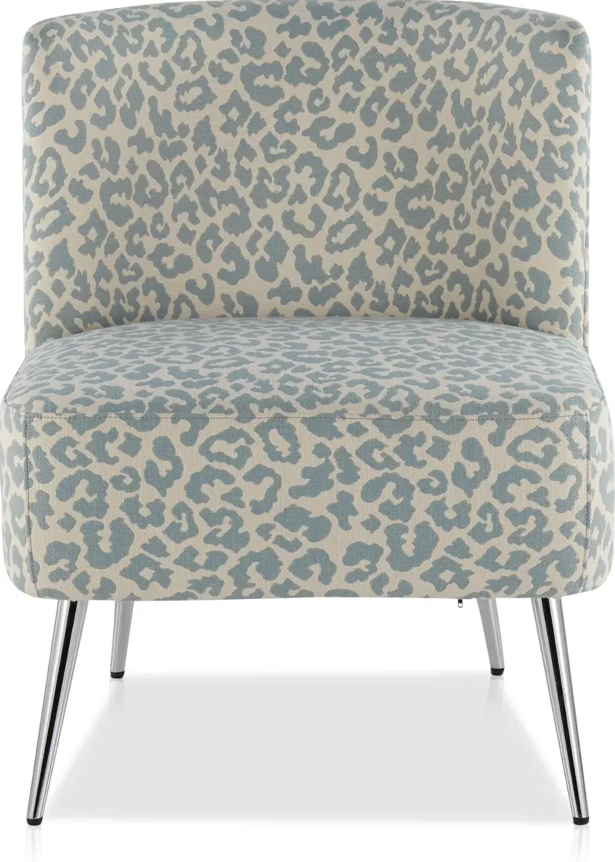 Hermione Accent Chair - Blue Leopard