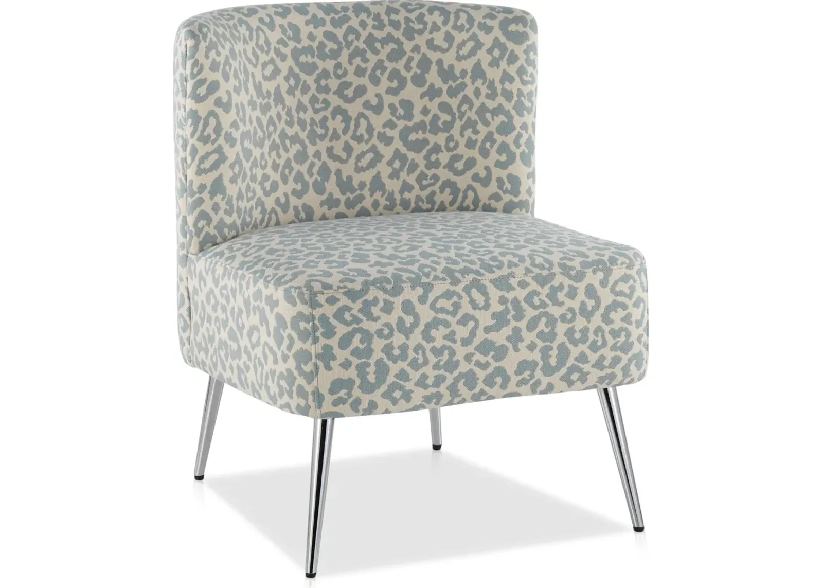 Hermione Accent Chair - Blue Leopard