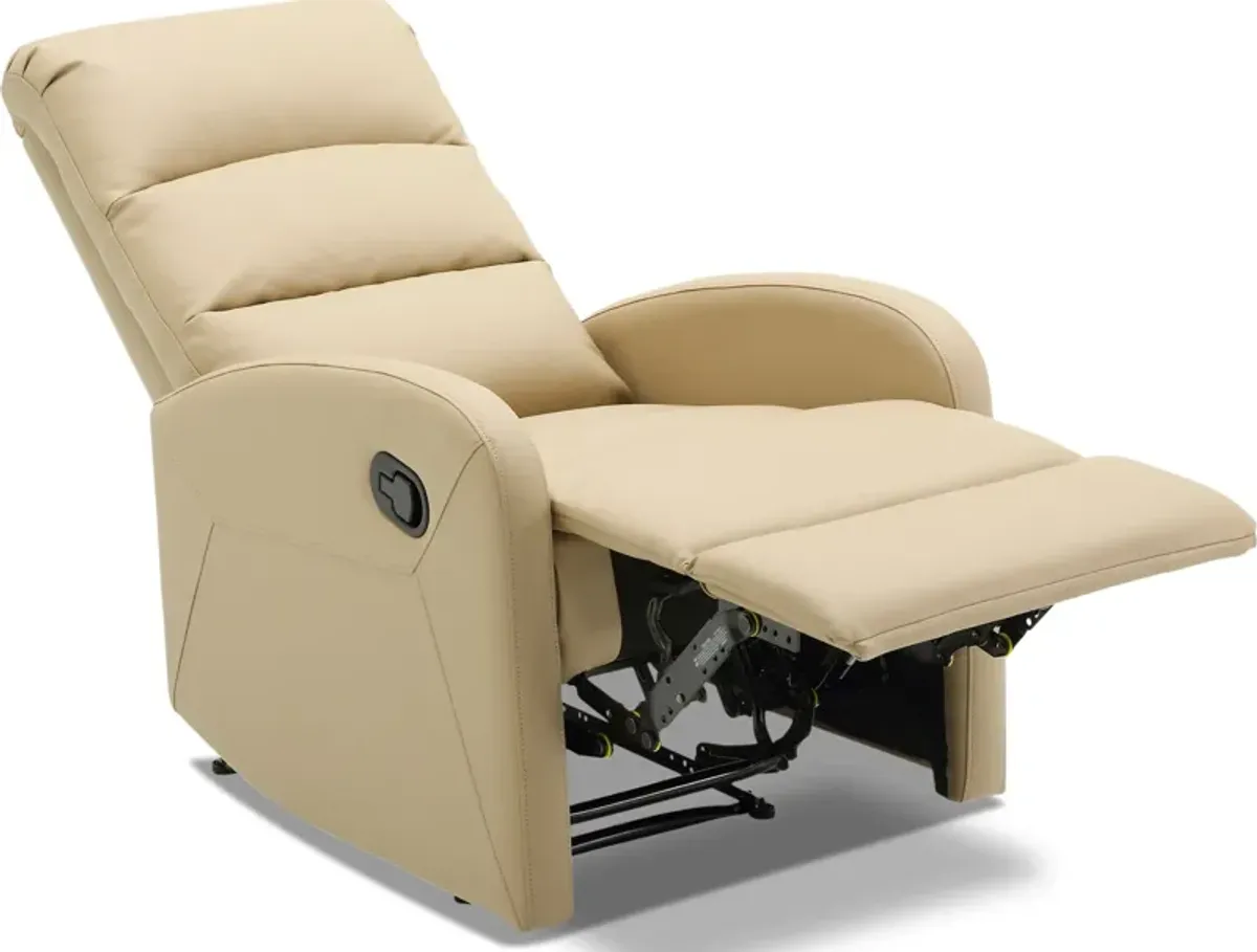 Simone Manual Recliner - Beige