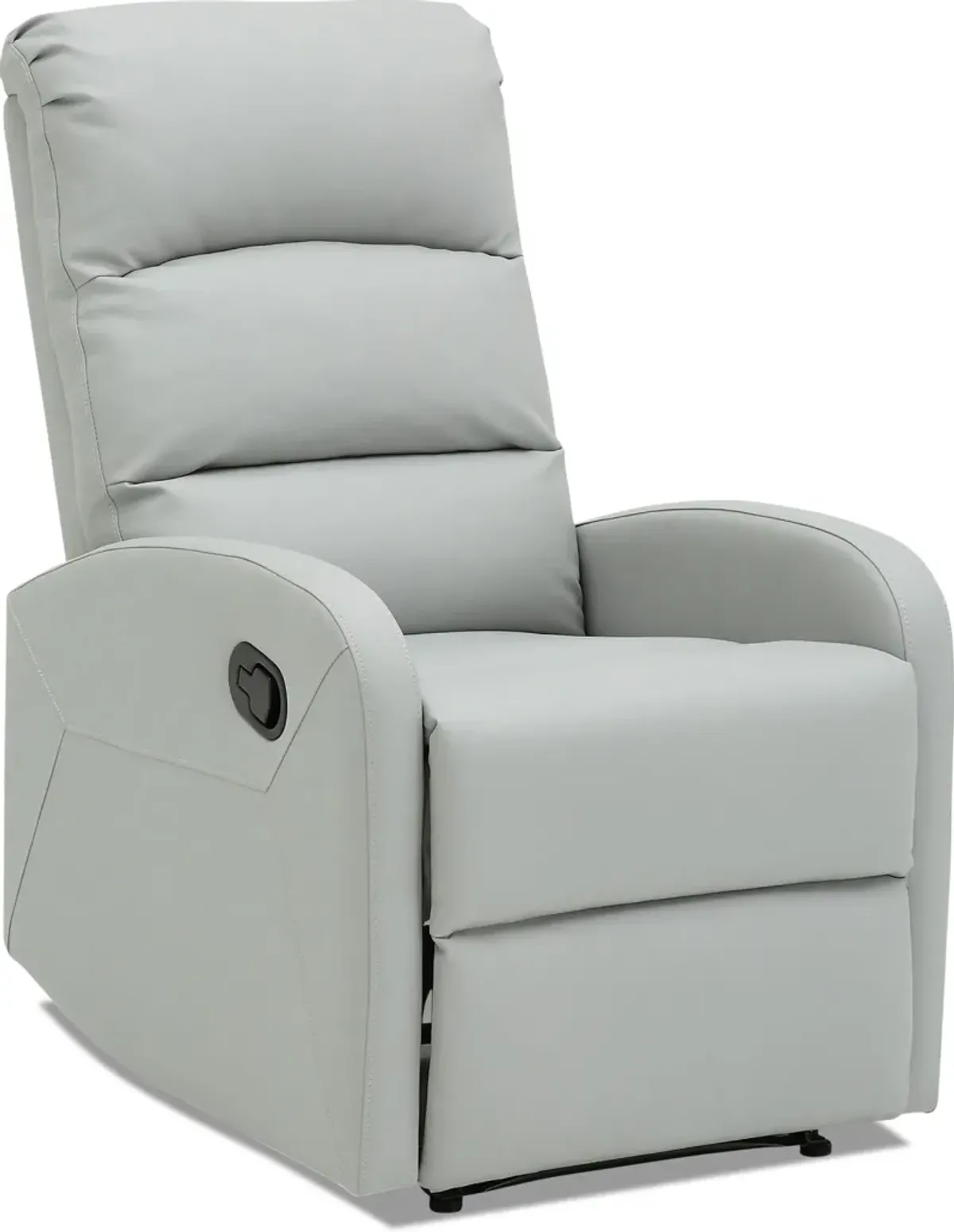 Simone Manual Recliner - Light Gray