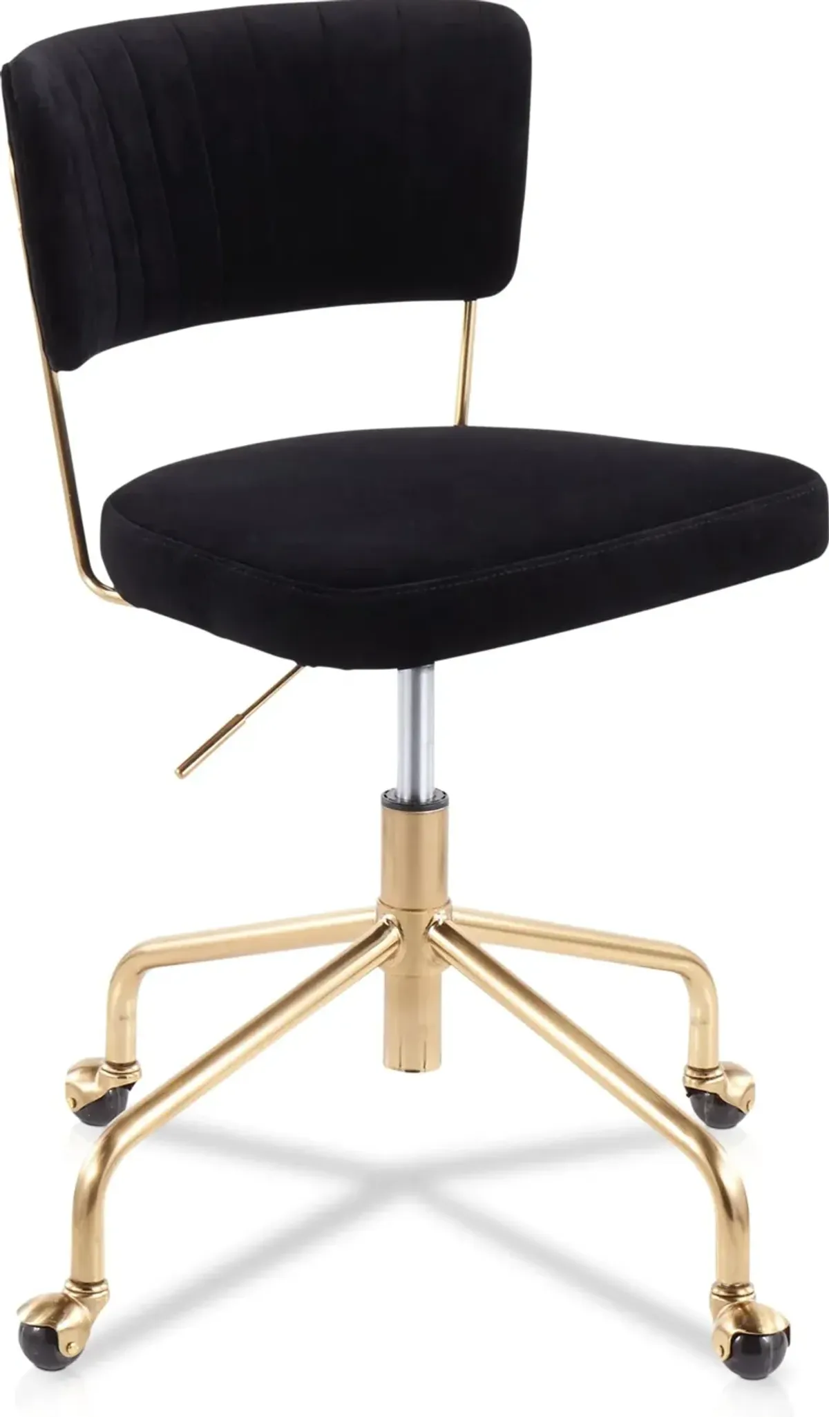 Pansy Desk Chair - Black