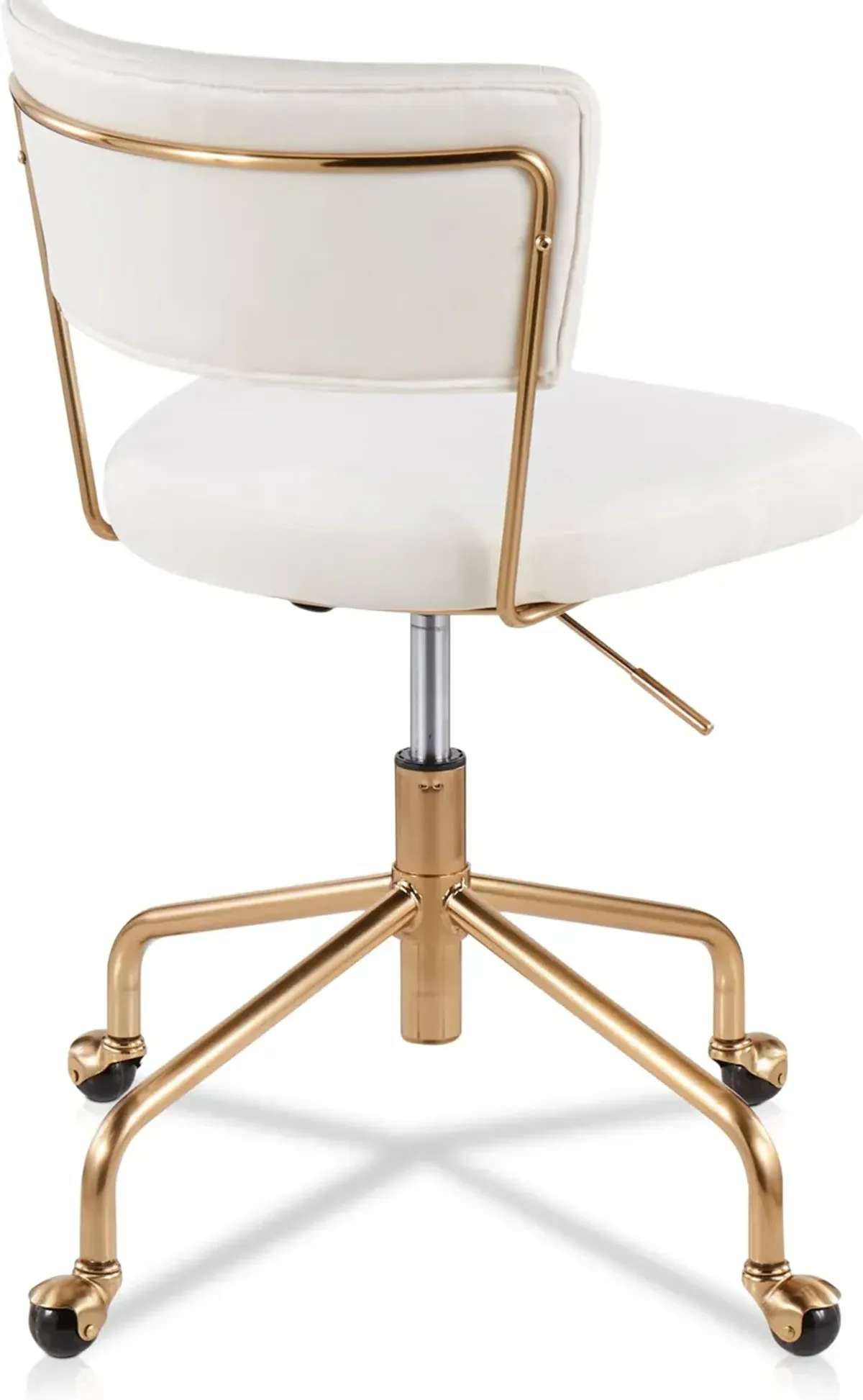 Pansy Desk Chair - Cream