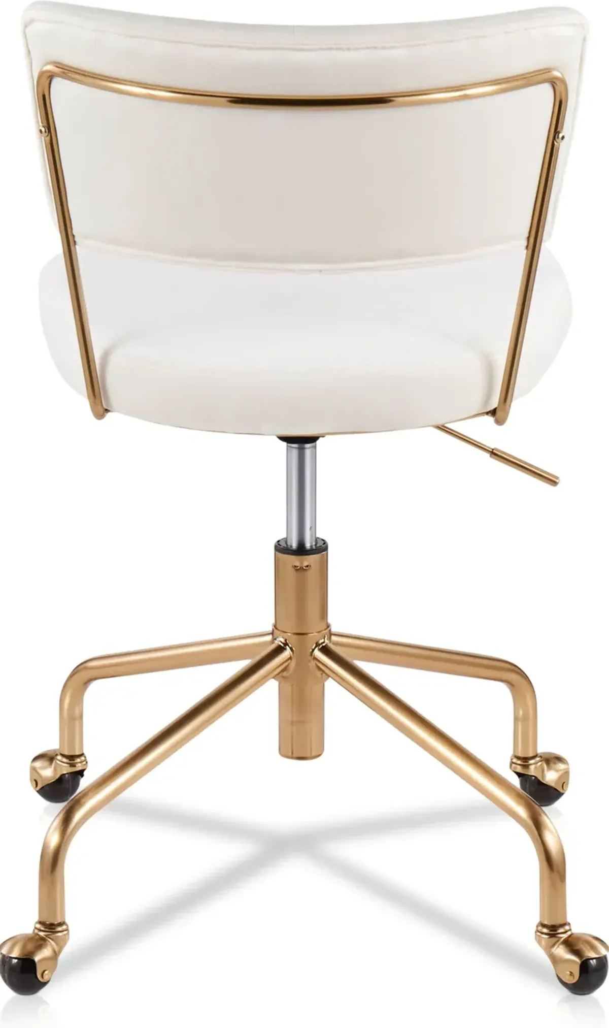 Pansy Desk Chair - Cream