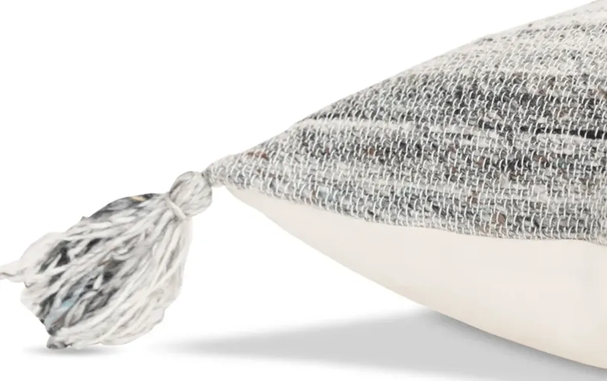 Oceana Eco-Friendly Indoor/Outdoor Pillow - Gray